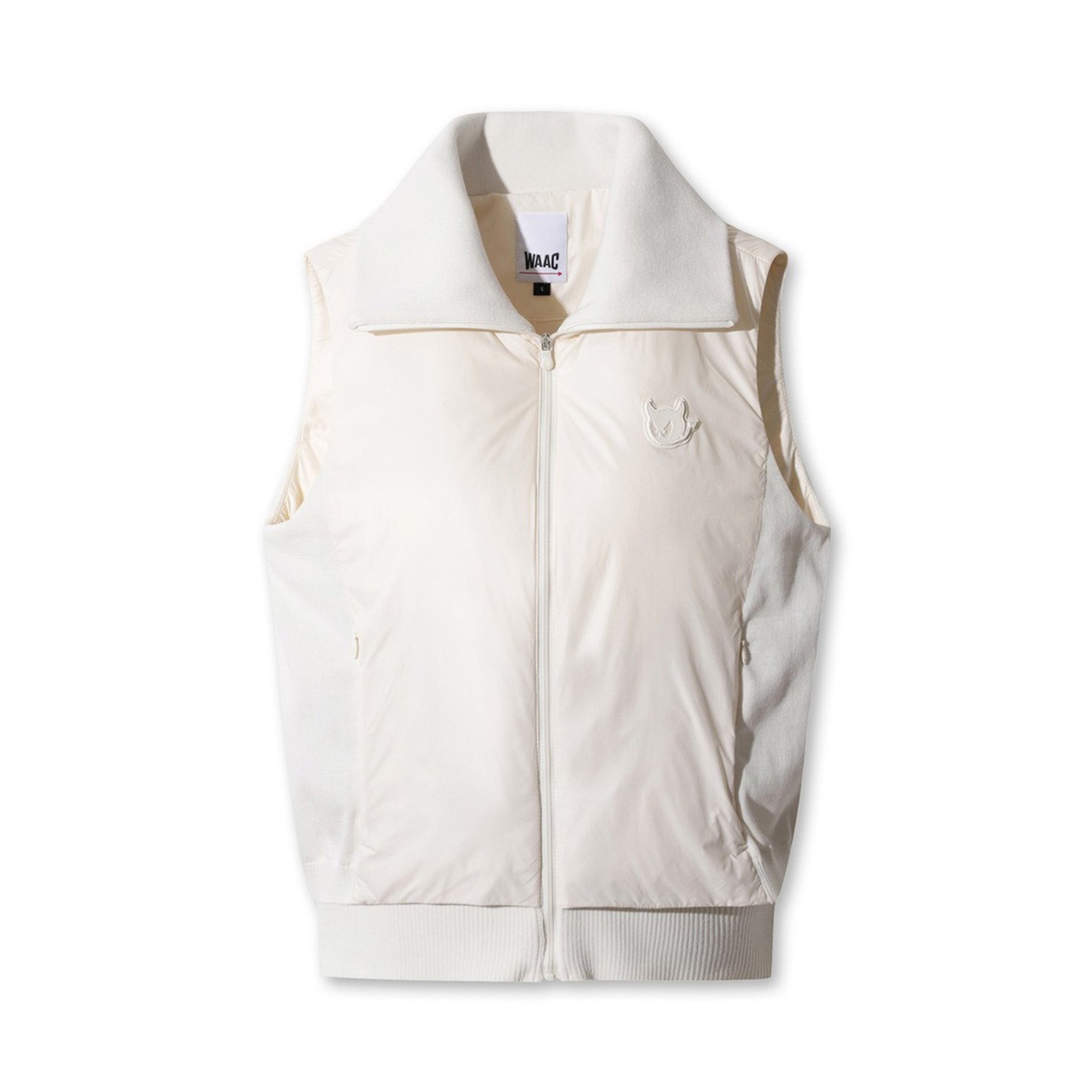 WOMEN ニットハイブリッドパデッドベスト ホワイト