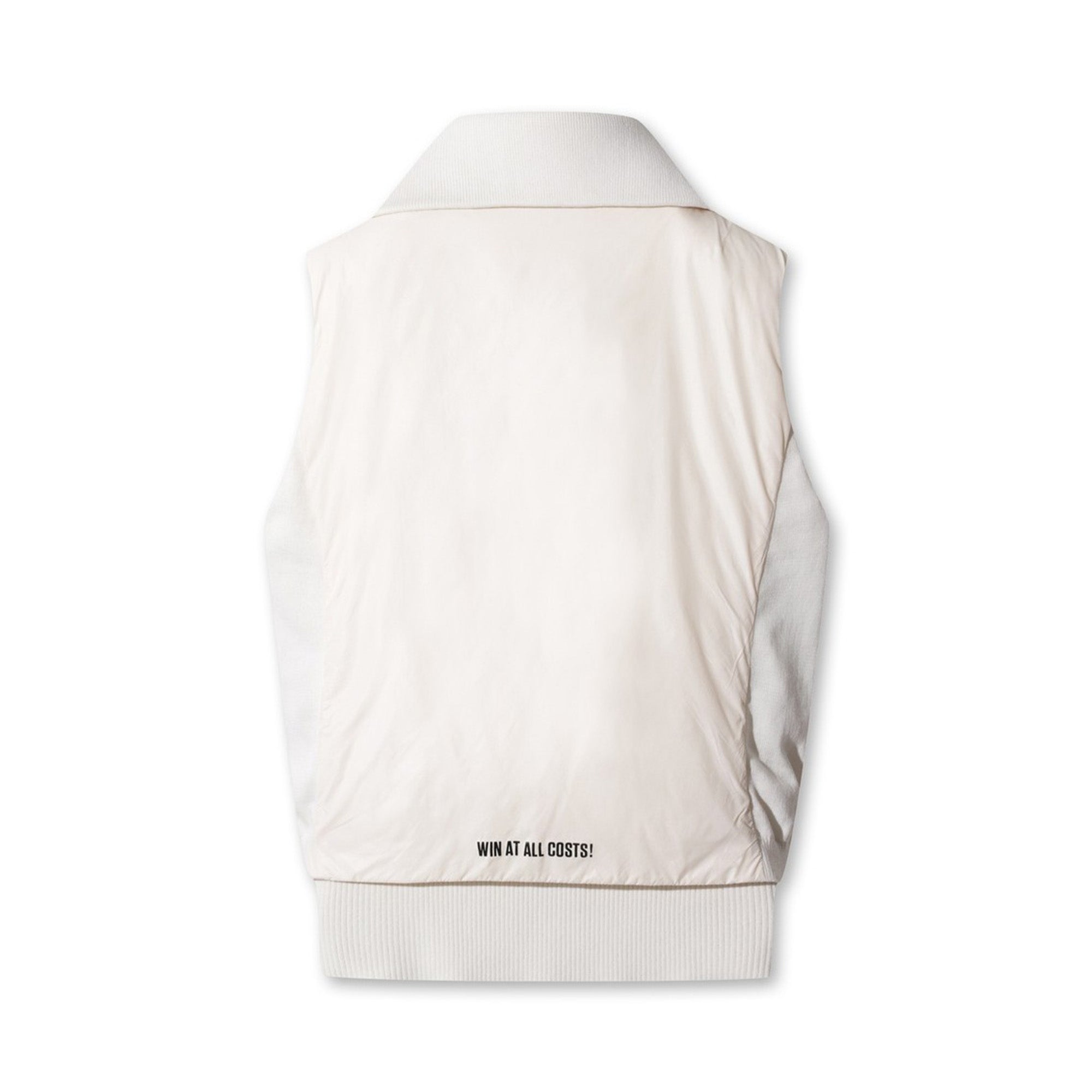 WOMEN ニットハイブリッドパデッドベスト ホワイト