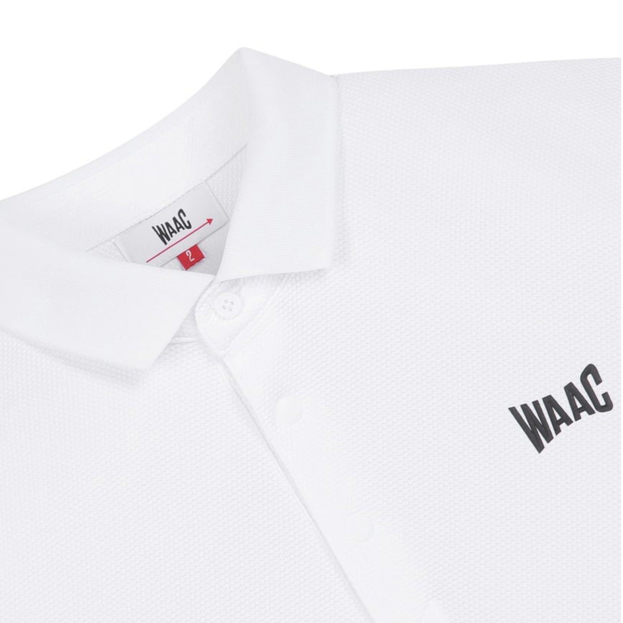 MEN ロングスリーブポロシャツ ホワイト