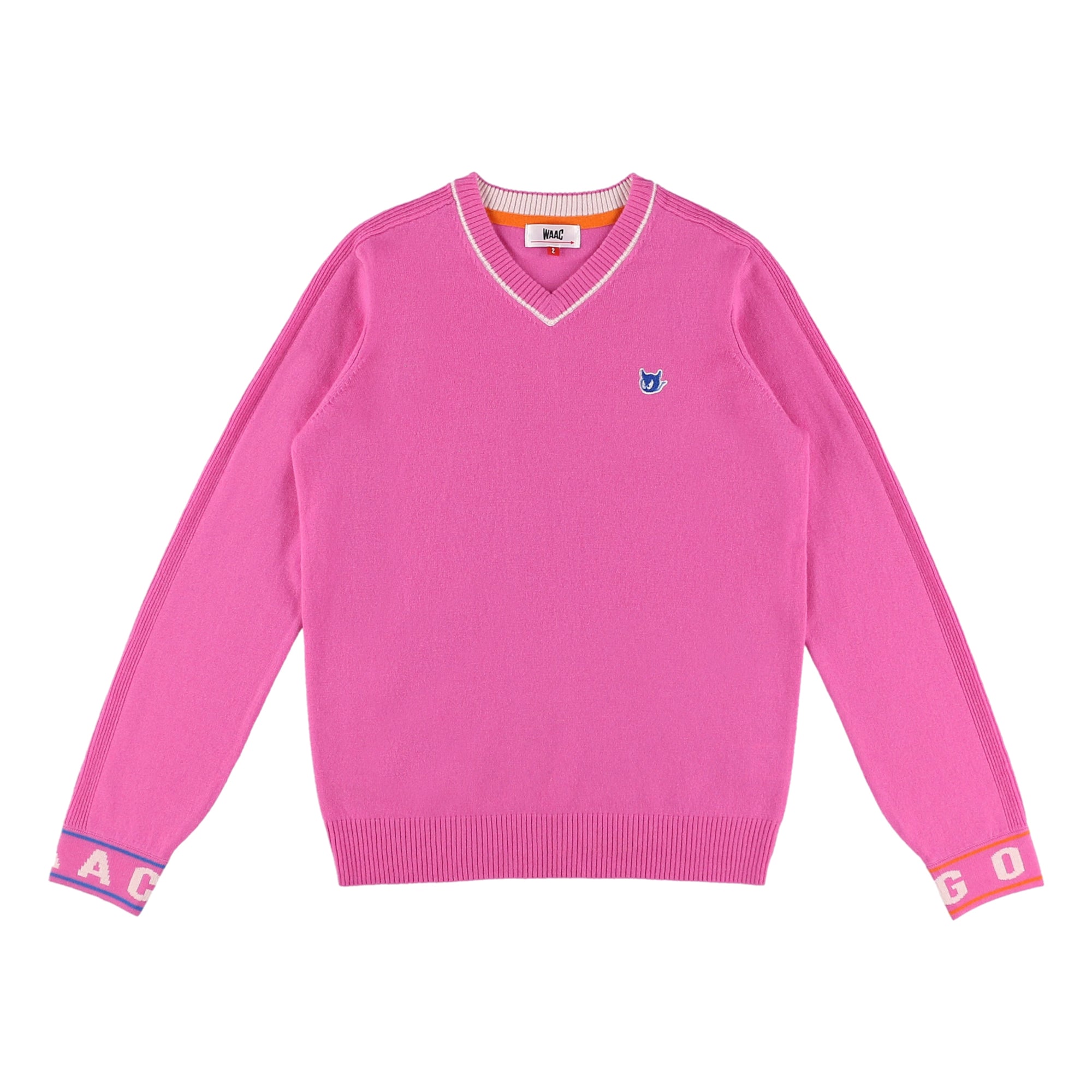 WOMEN AURORAカシミヤ 長袖プルオーバー ピンク