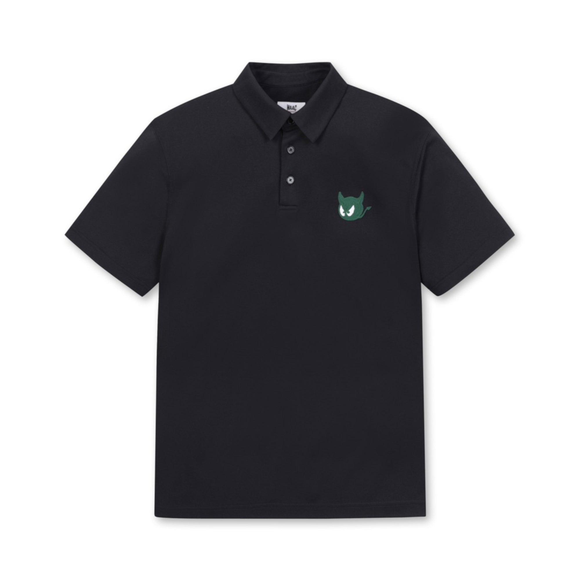 MENS WTOルーズフィットポロシャツ ブラック/072342014