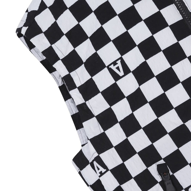 【通気性◎】WOMENS チェッカーボード ベスト ブラック/072332250
