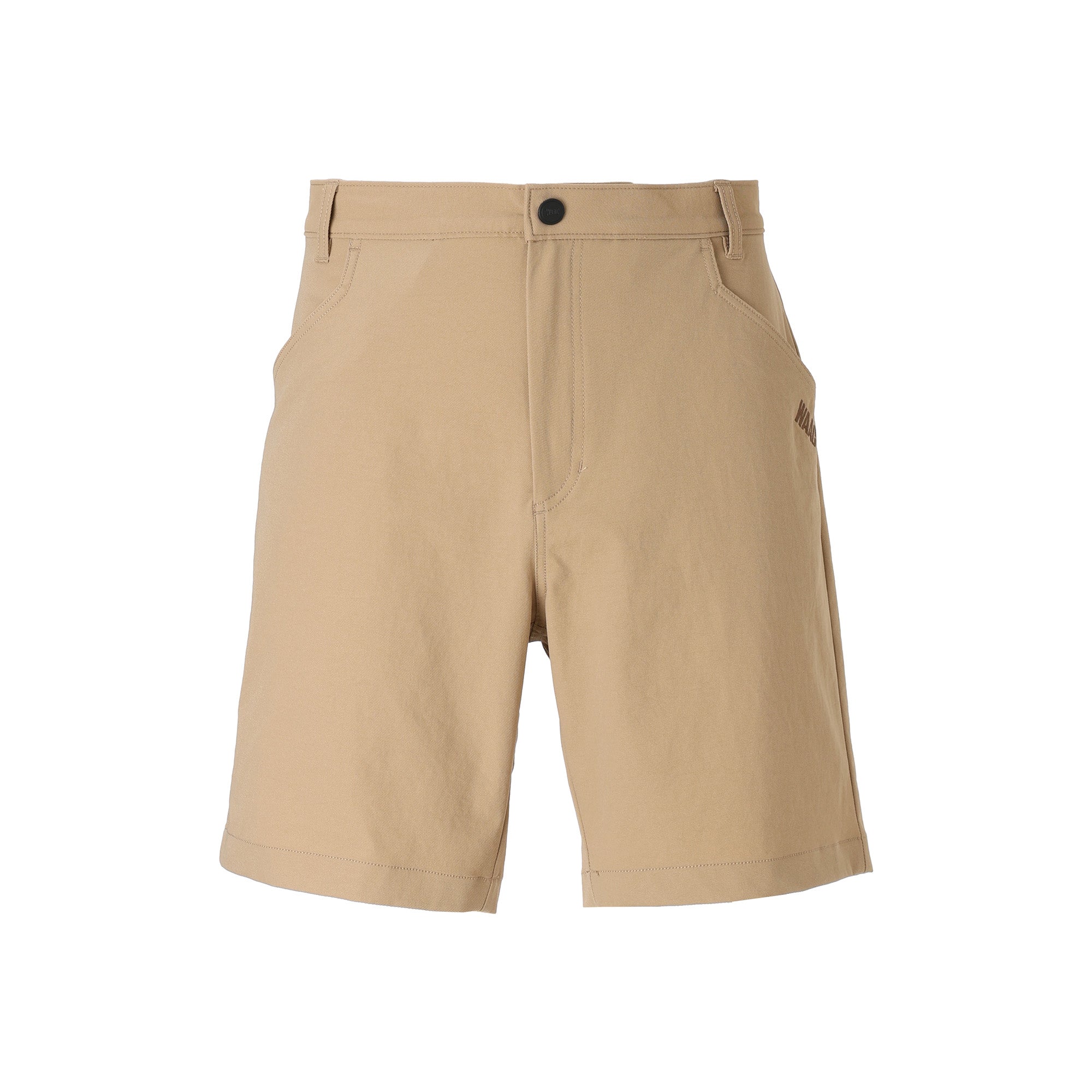 MEN デニムライクハーフパンツ ベージュ