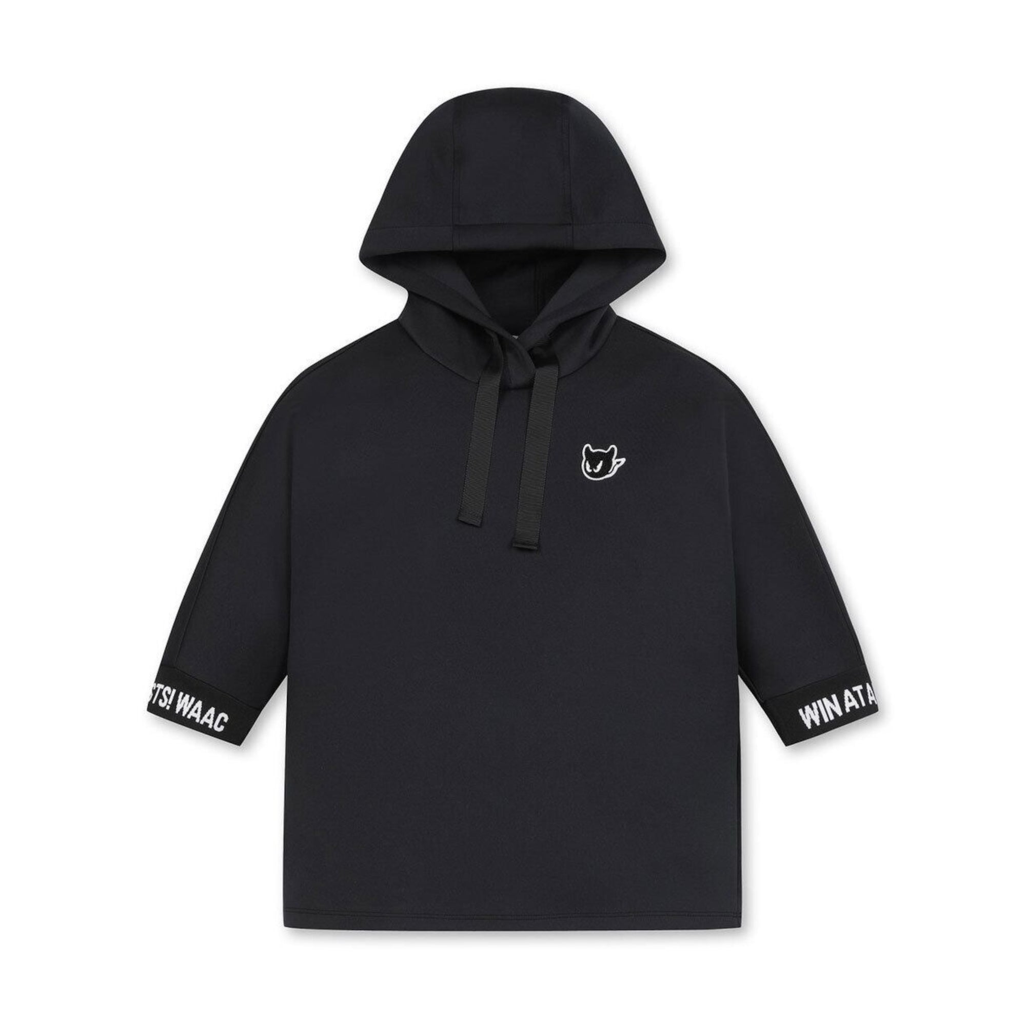 WOMENS 7分袖プルオーバーフーディー/072324052