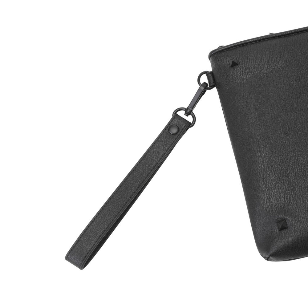 UNISEX ロゴクラッチバッグ ブラック