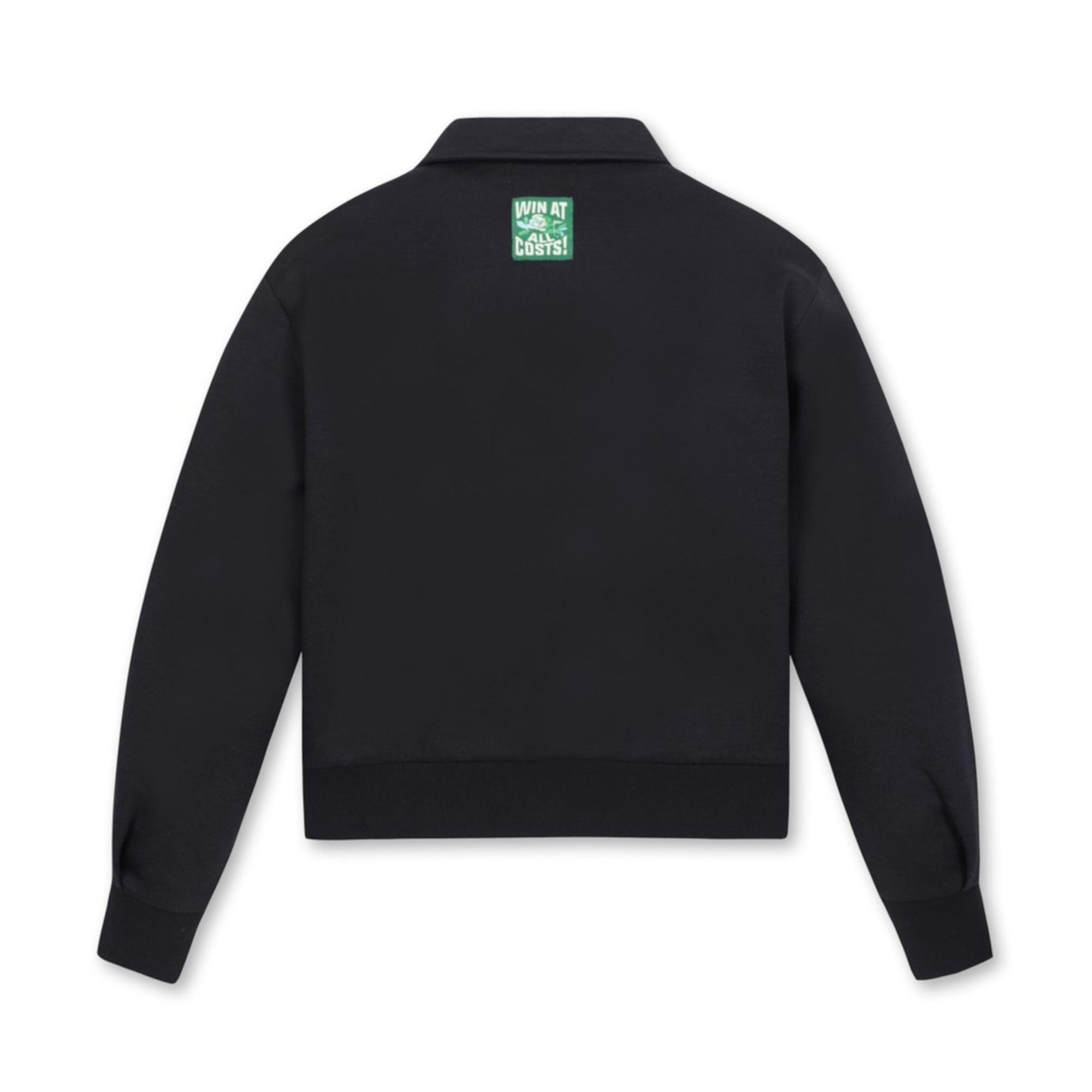 WOMENS ハーフジップスウェット ブラック/072342053