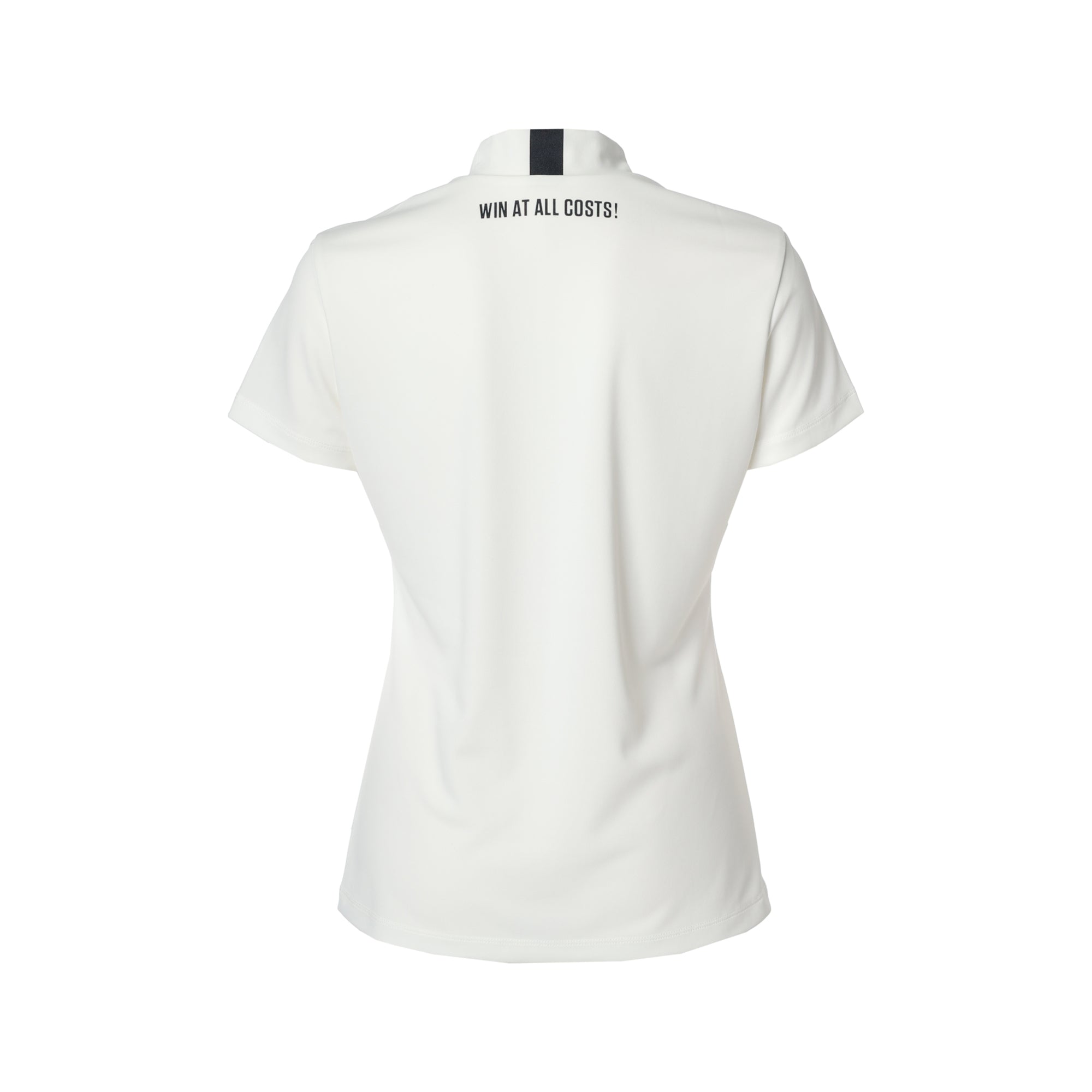 WOMENS バックハニカム 半袖モックネック ホワイト/072244060