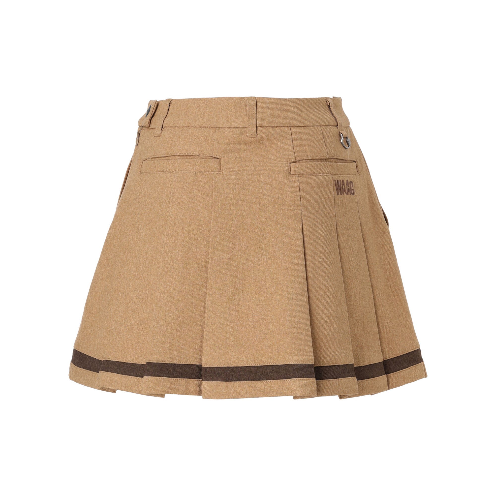 WOMENS ウールライクプリーツスカート ベージュ/072244380