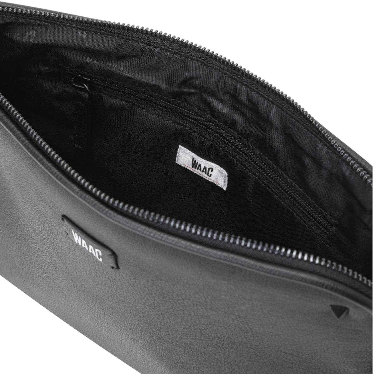 UNISEX ロゴクラッチバッグ ブラック