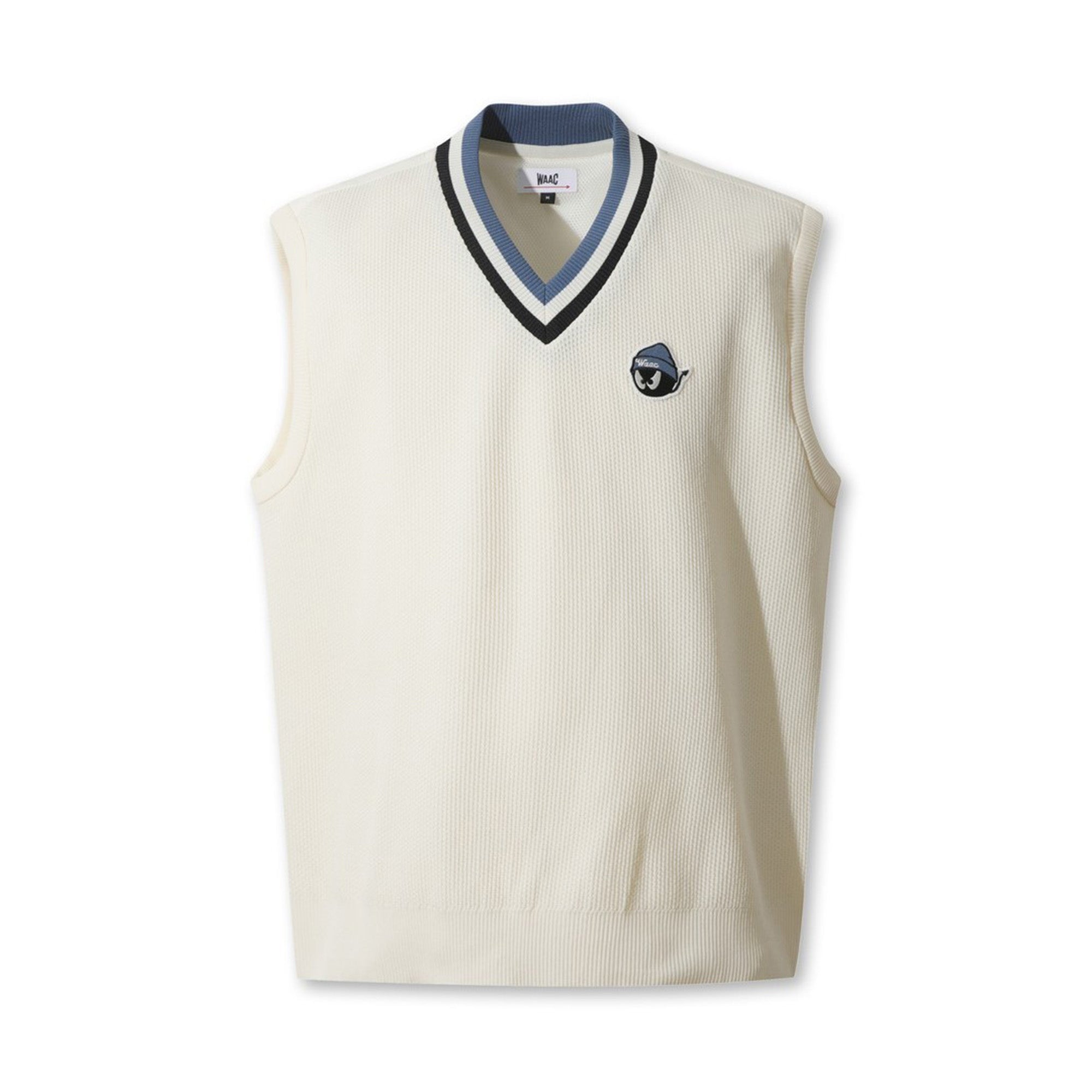 MEN BEANIE WAACKYベスト アイボリー