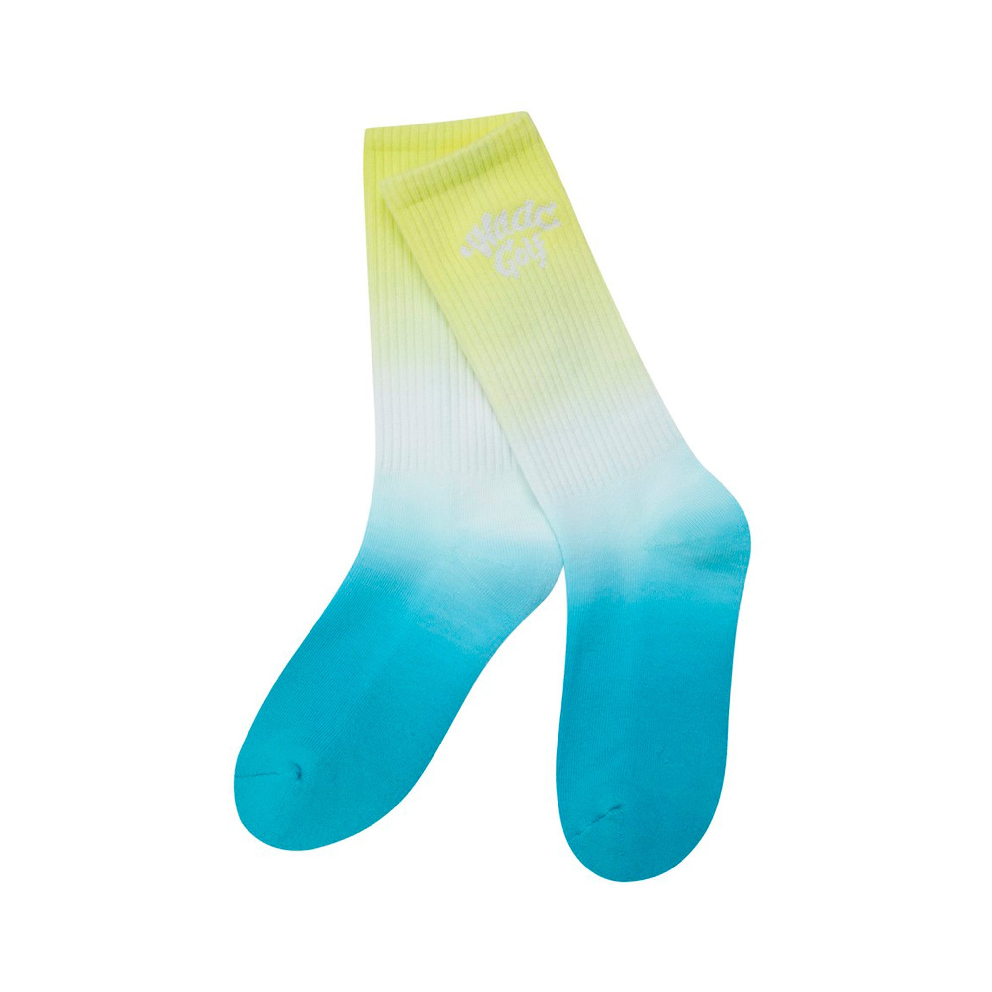 WOMEN タイダイソックス イエロー