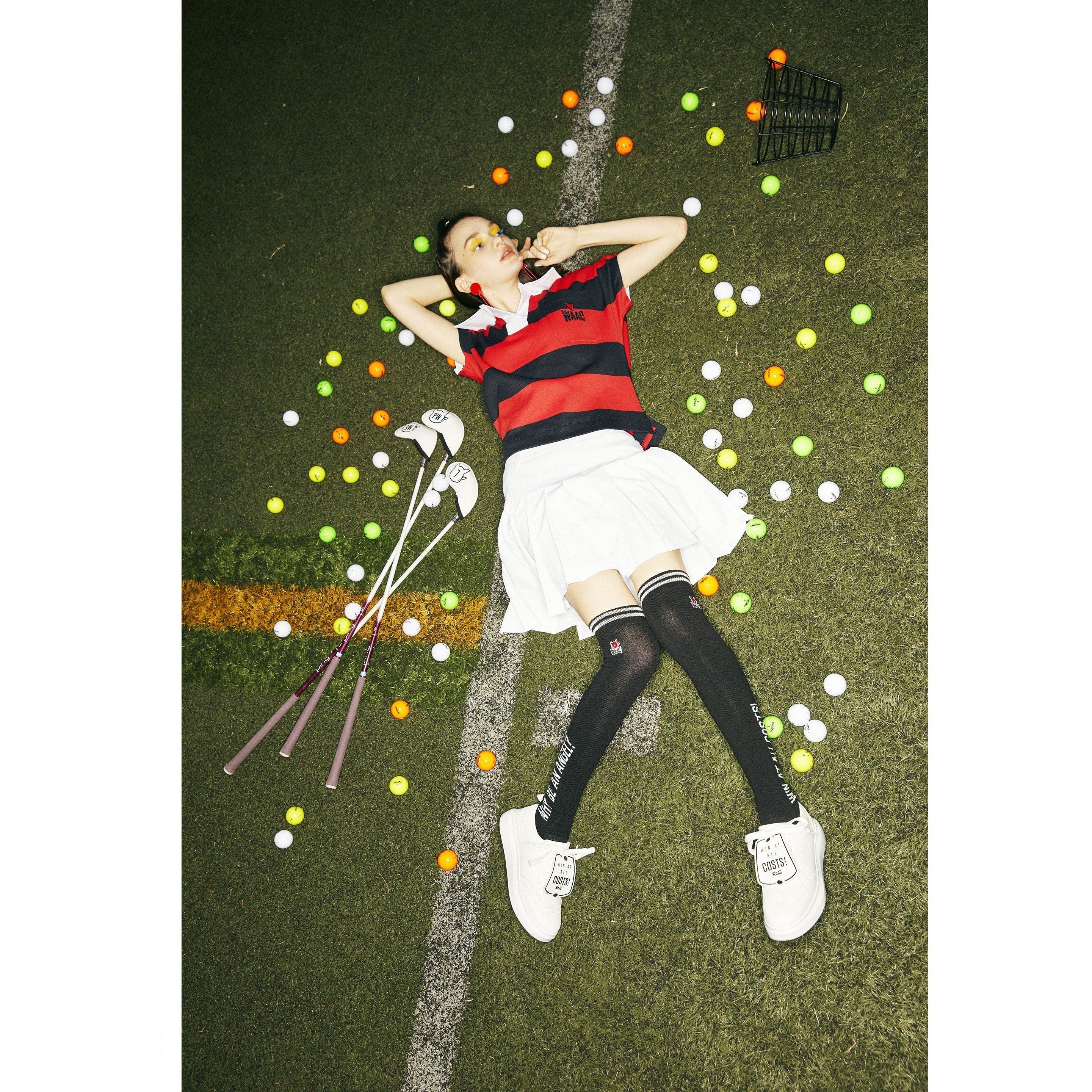 WOMENS レディース ボーダーポロTシャツ/072332052