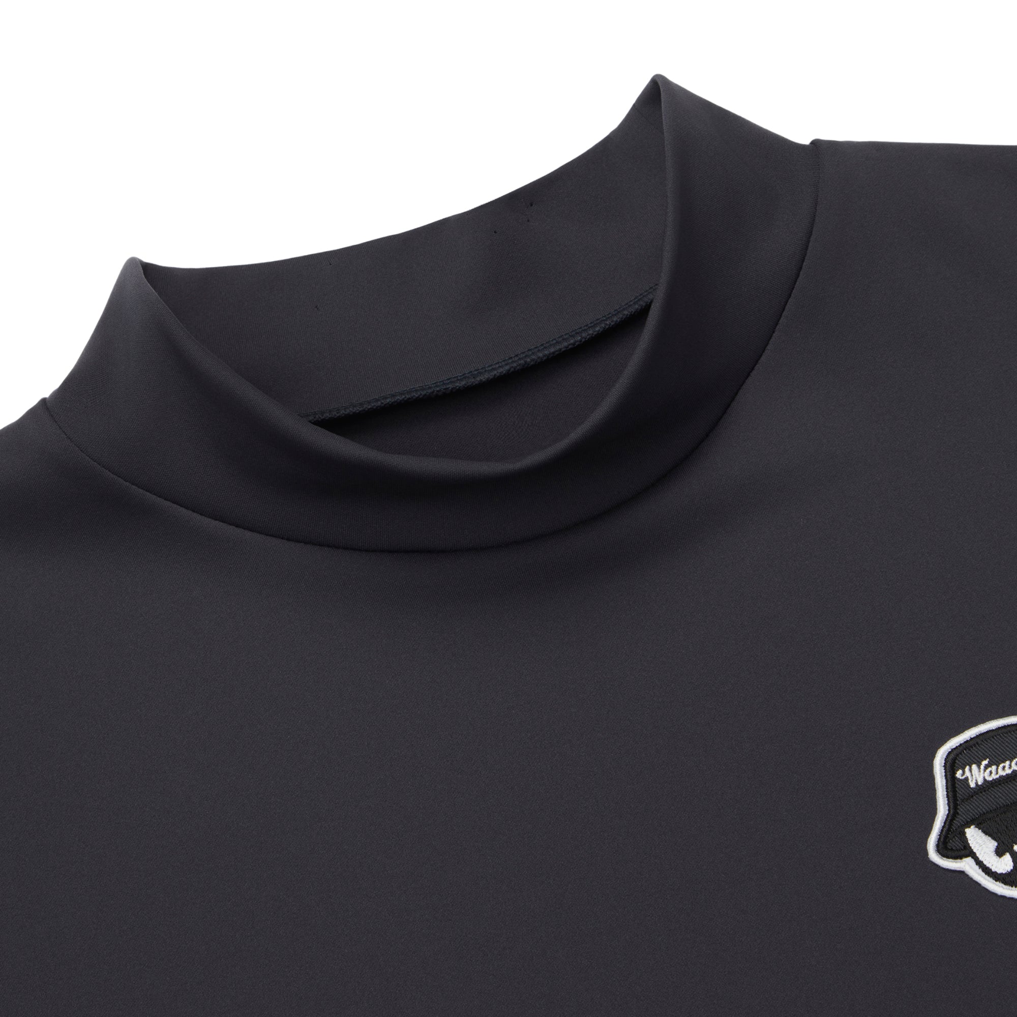 MEN ファンクショナルスムースモックネック ブラック