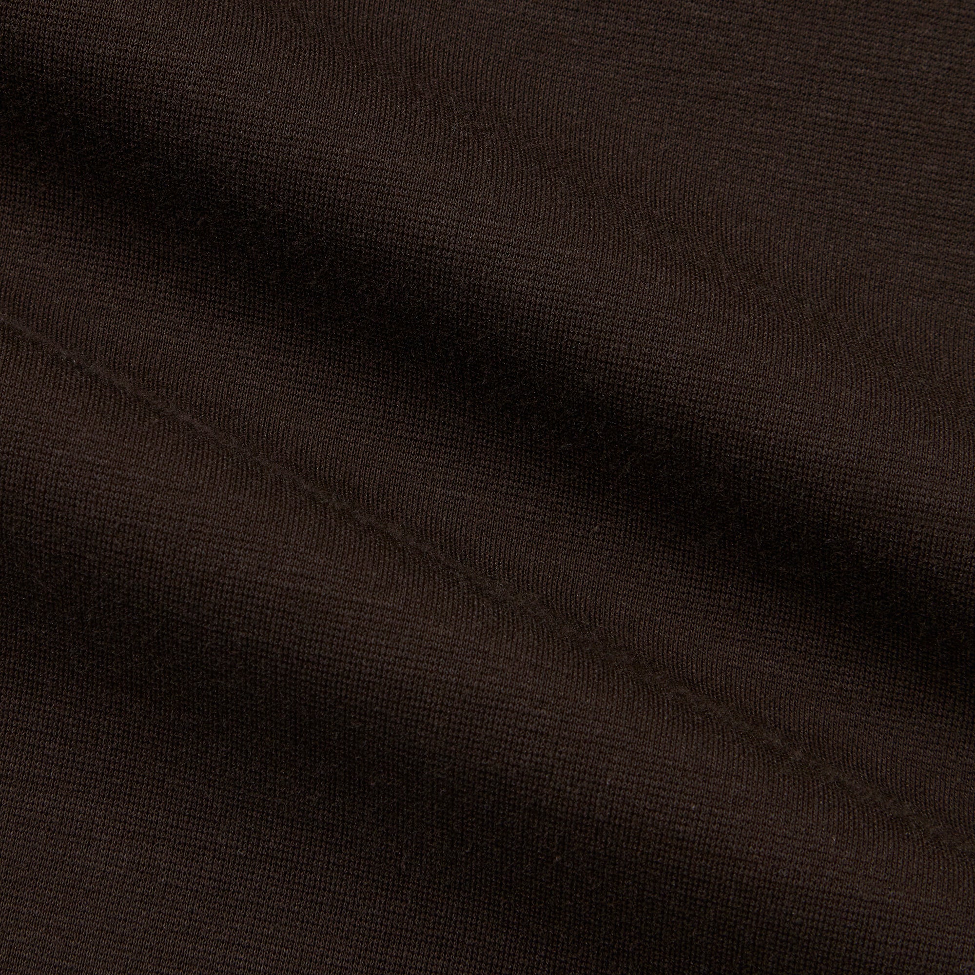 MEN BUCKET WAACKY ライトストレッチポンチポロシャツ ブラウン