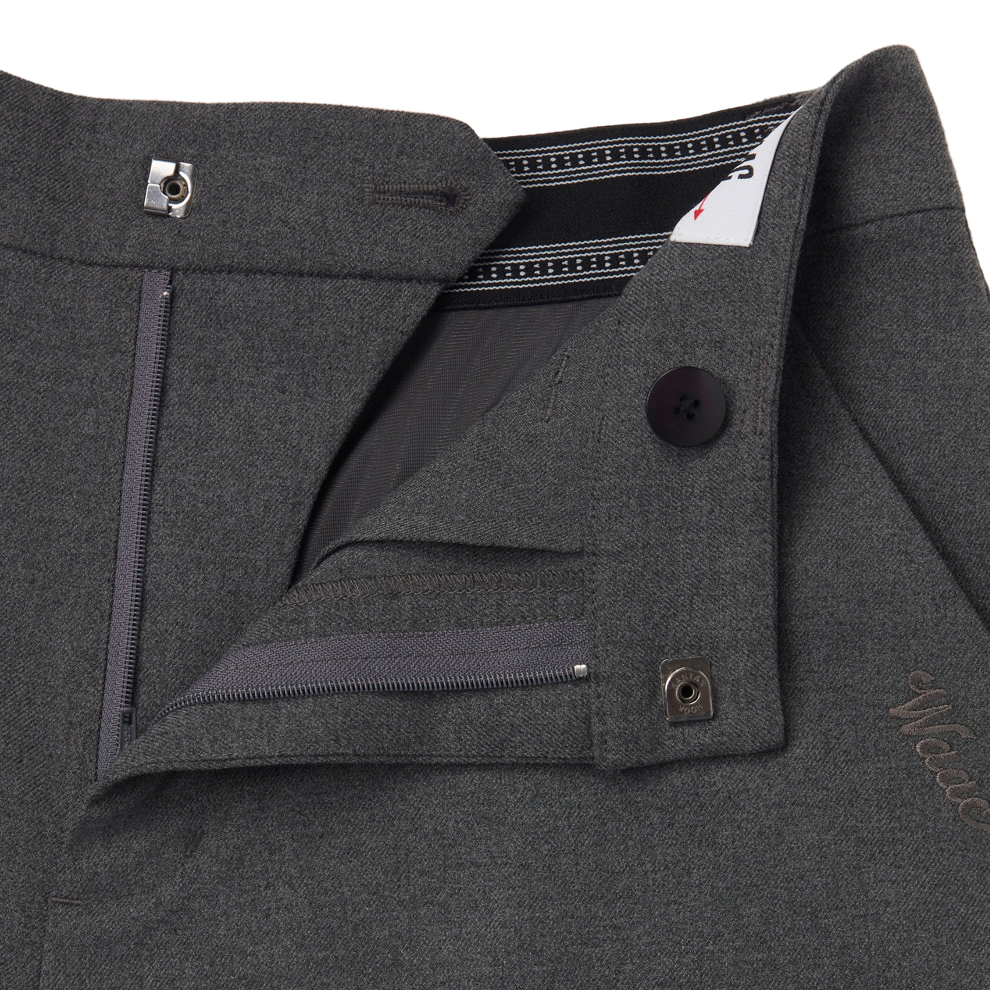 WOMEN トラッドウールライクハーフパンツ ネイビー