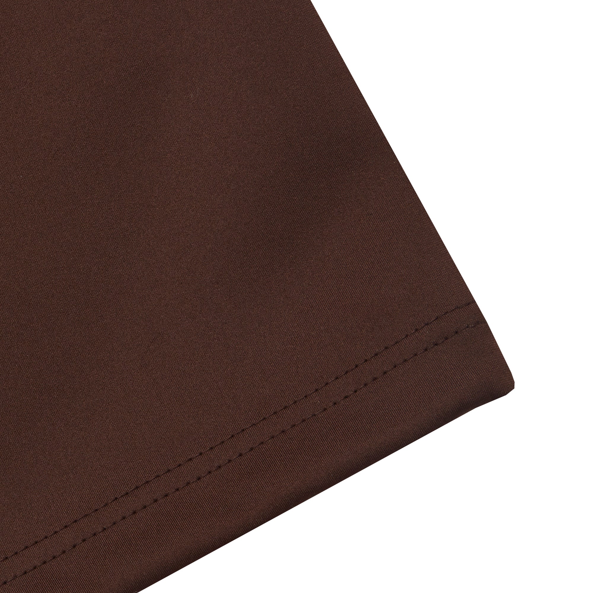 WOMEN スムースジャージースリーブレスポロ ブラウン