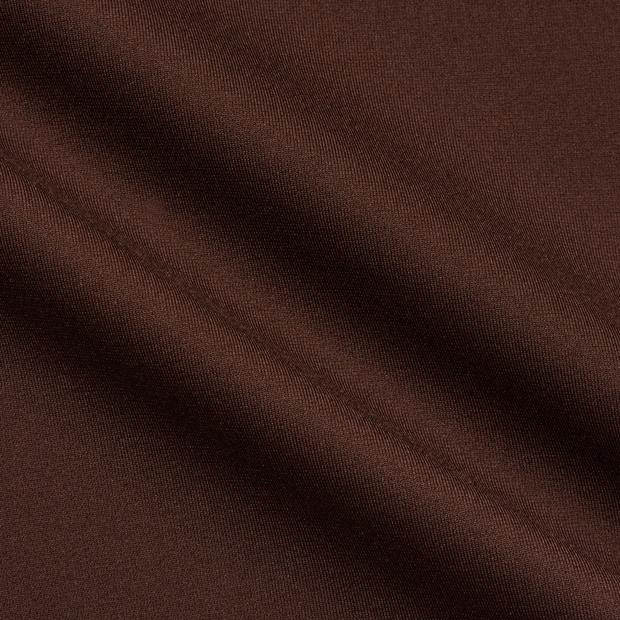 WOMEN スムースジャージースリーブレスポロ ブラウン