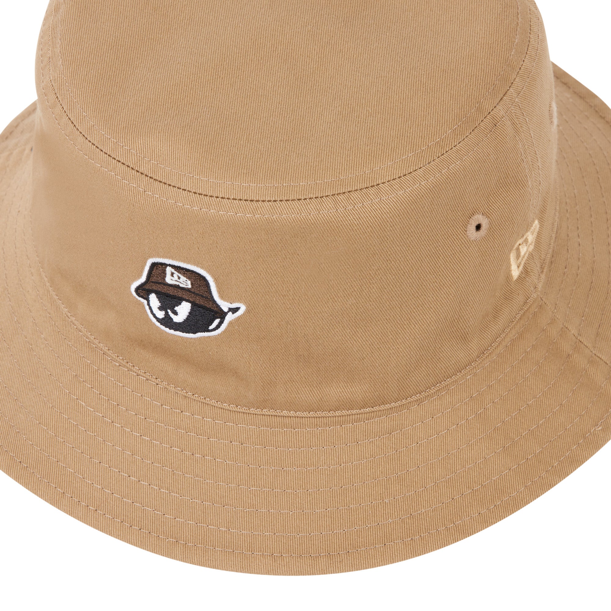 UNISEX NEW ERAリバーシブルバケットハット ベージュ