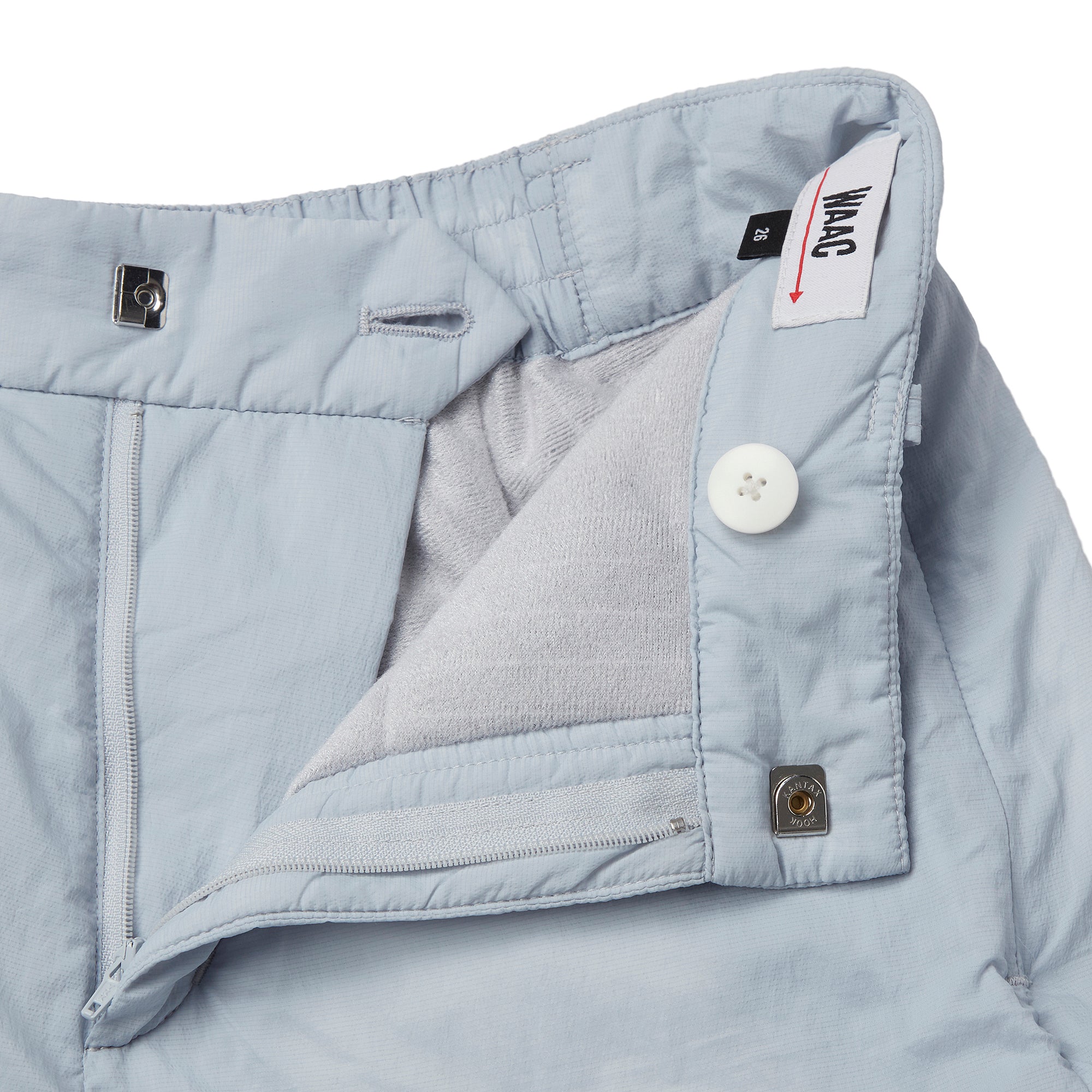 WOMEN パデッドハーフパンツ ライトブルー