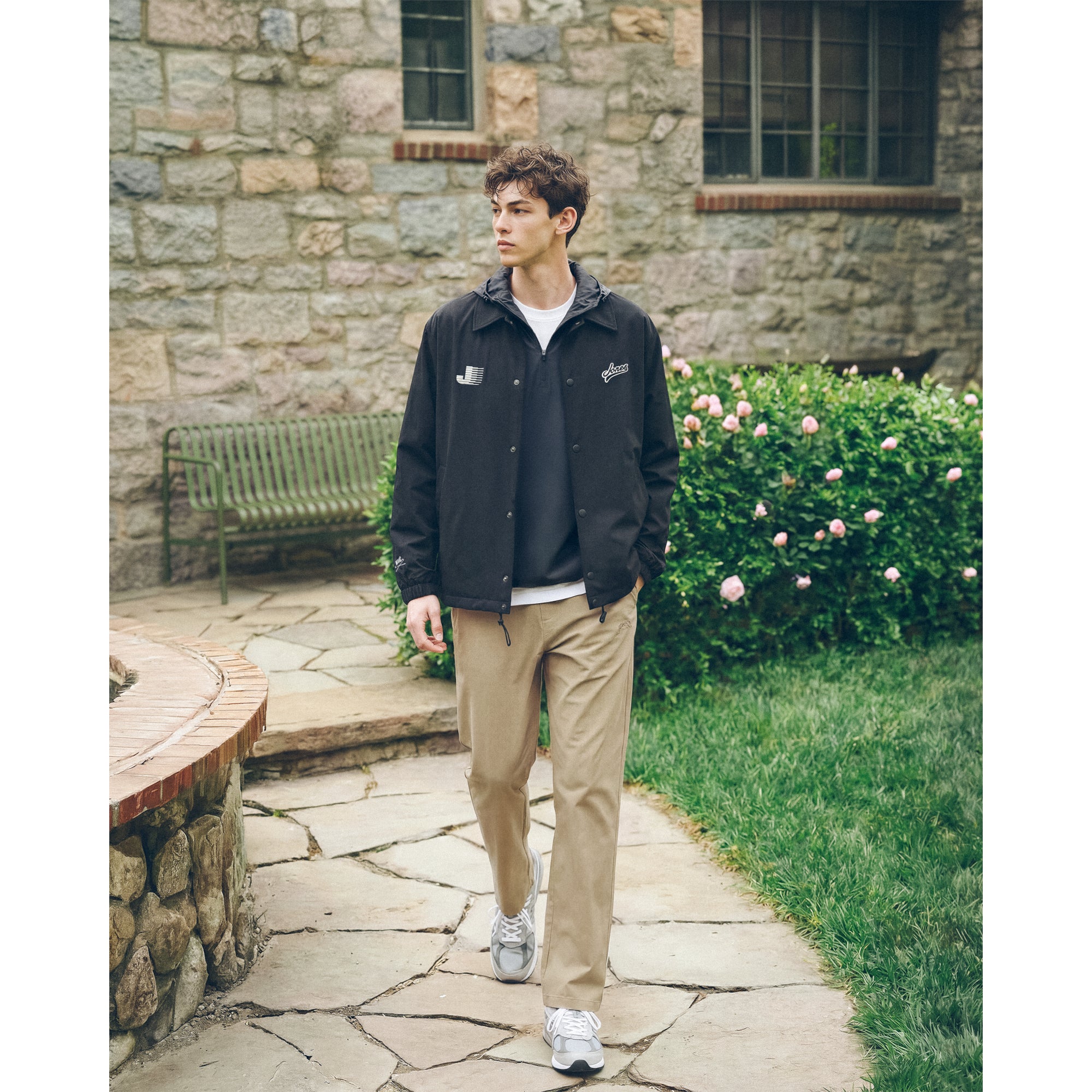 MEN コーチジャケット ブラック