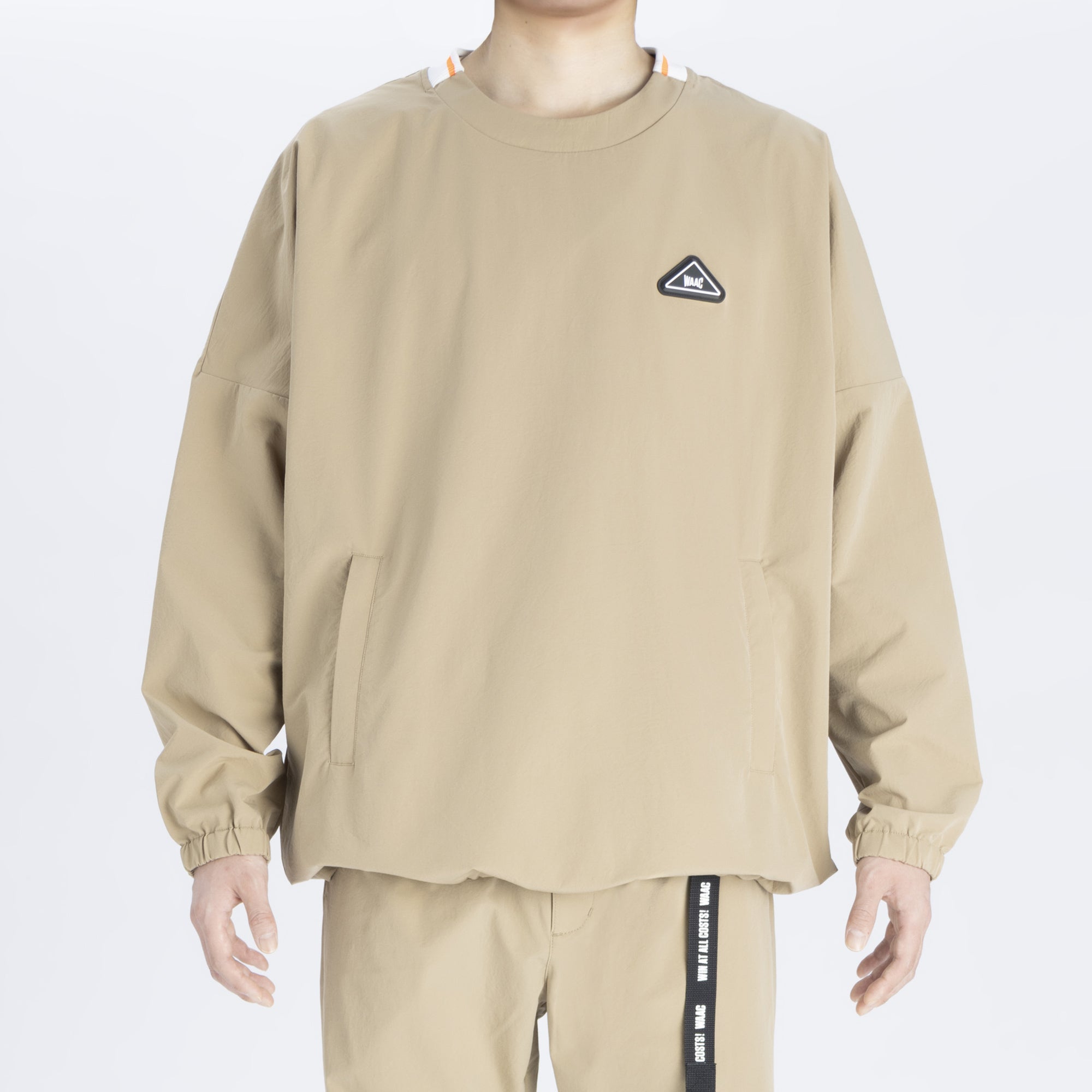 MENS TEXBRIDリップストップ プルオーバー ベージュ/072242111