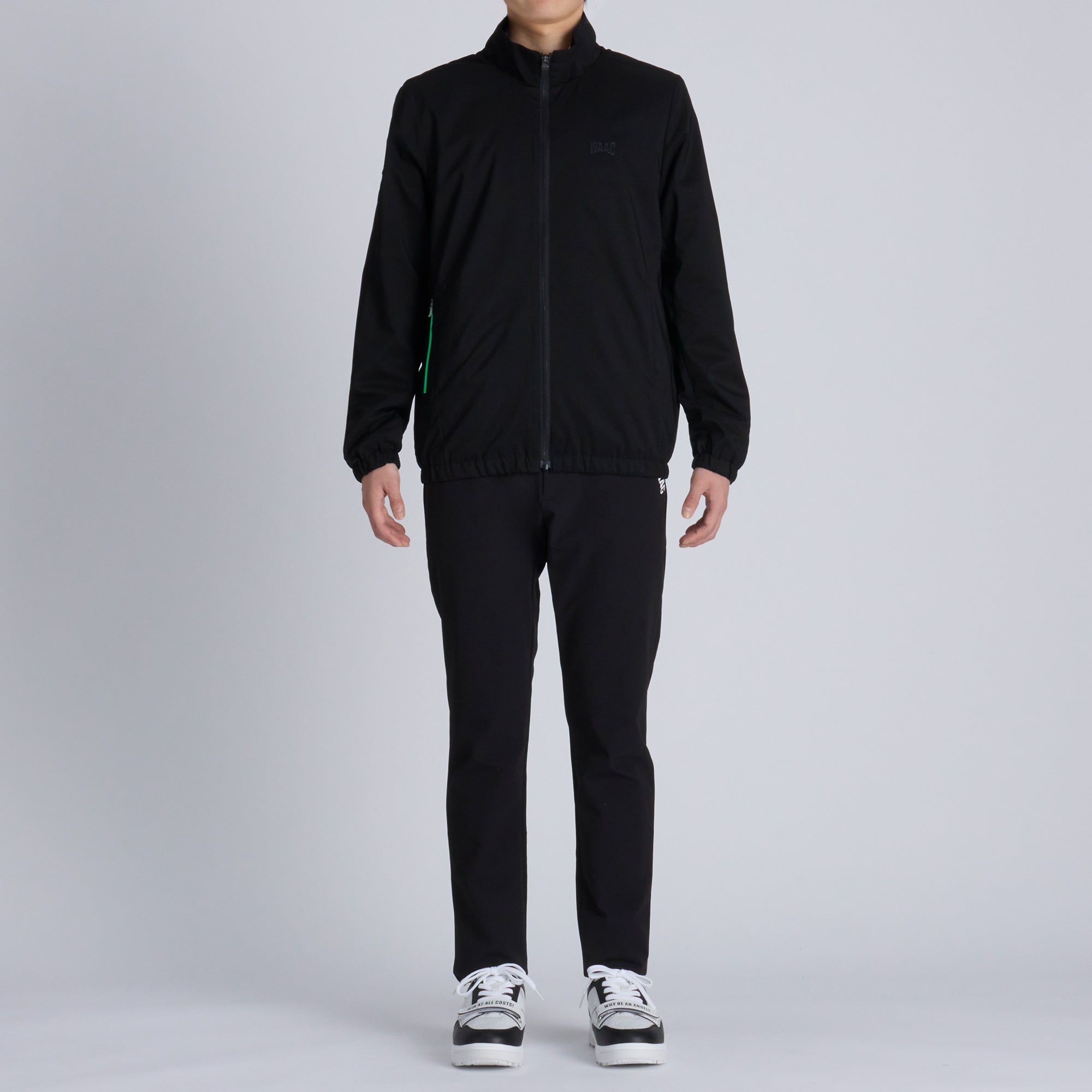 MEN ライトタフタ ブルゾン ブラック