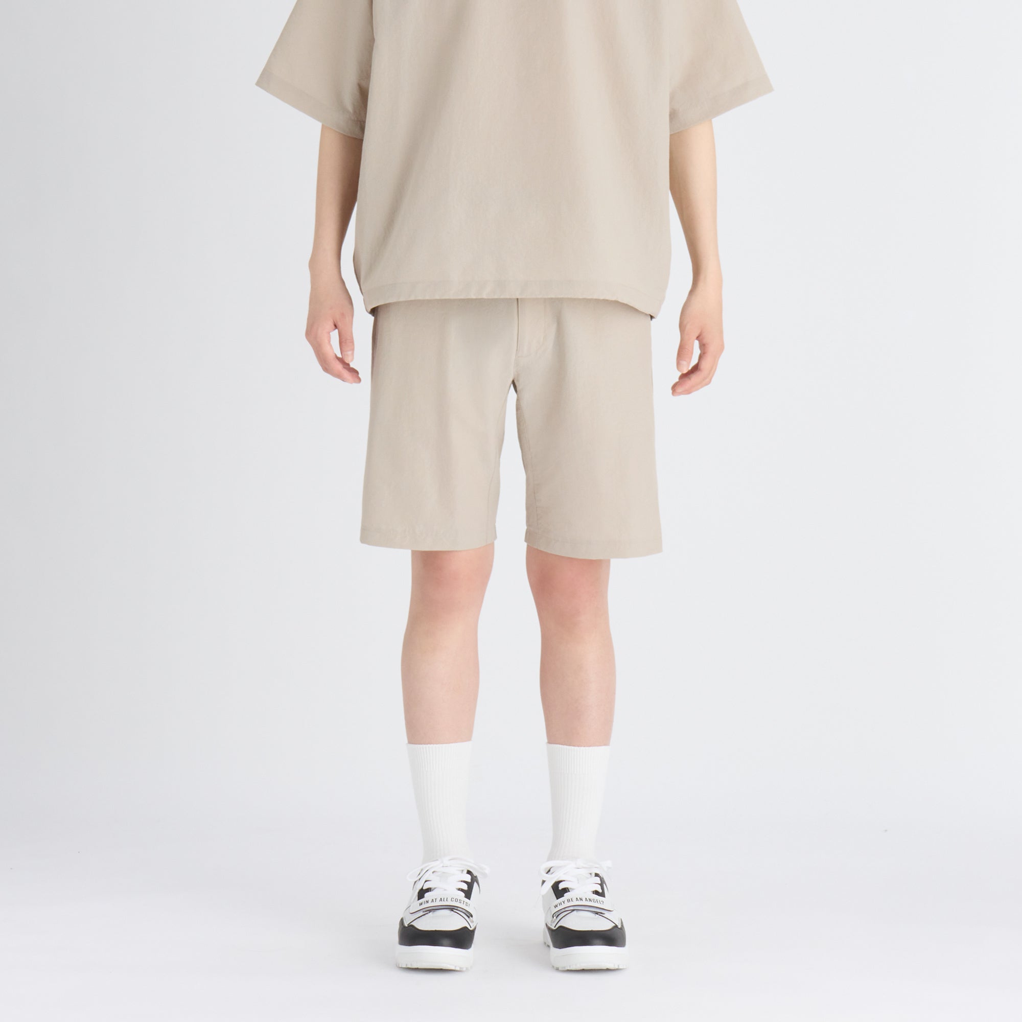 MENS ミニリップストップAir ハーフパンツ チャコール/072242431