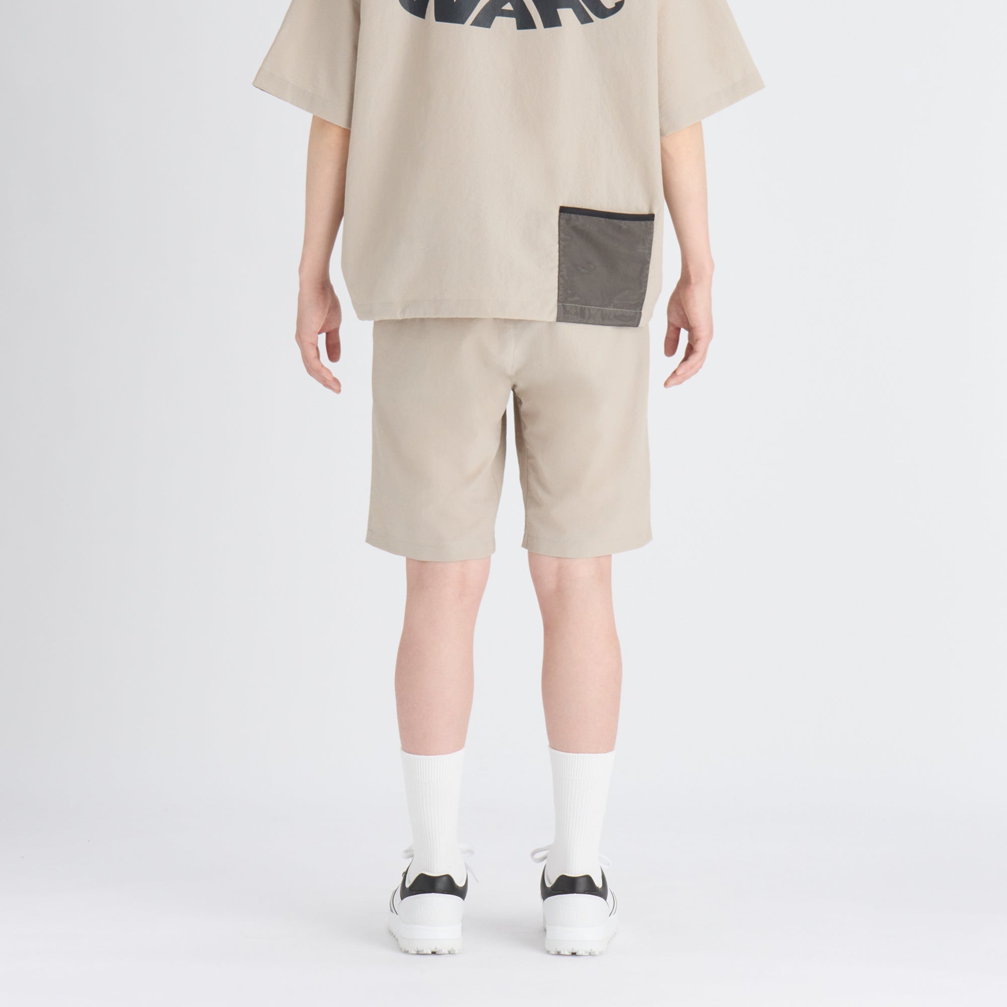 MENS ミニリップストップAir ハーフパンツ チャコール/072242431