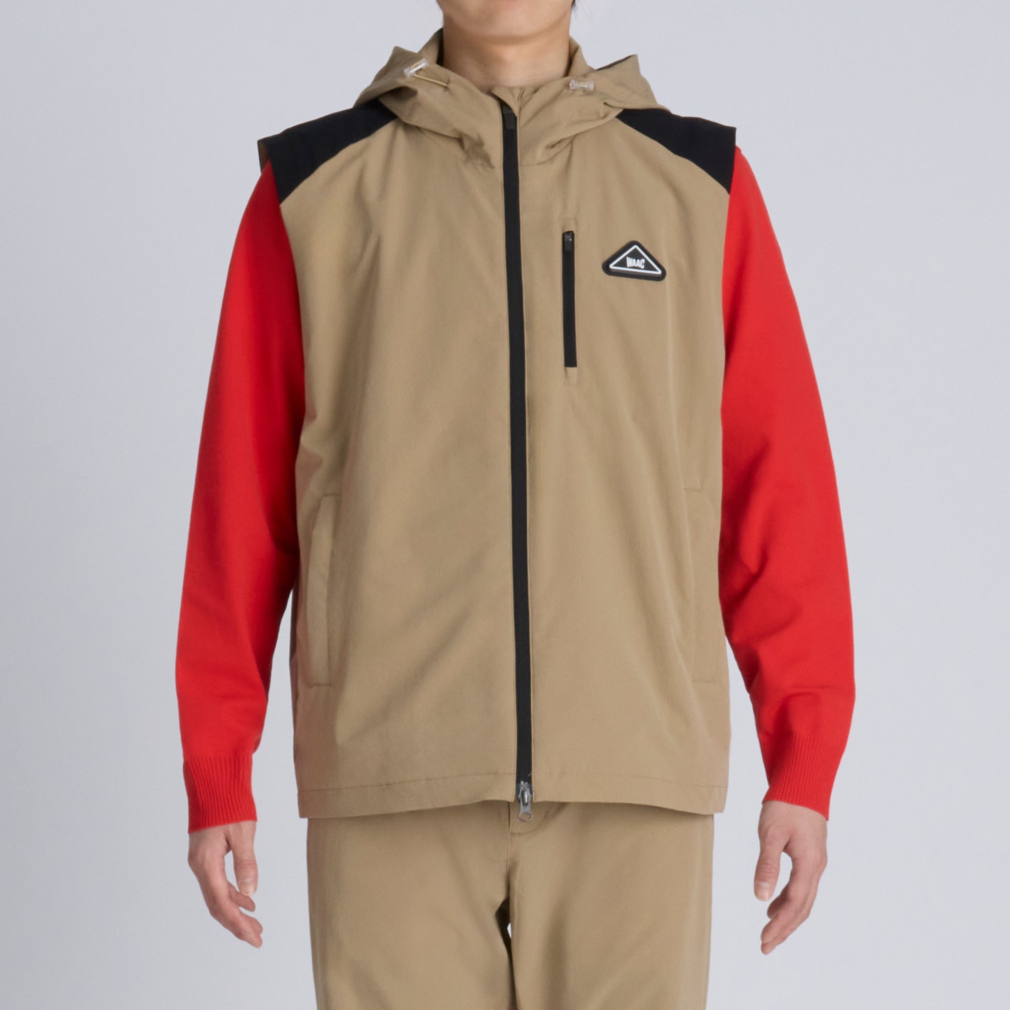 MENS TEXBRIDリップストップ アウターベスト ベージュ/072242112