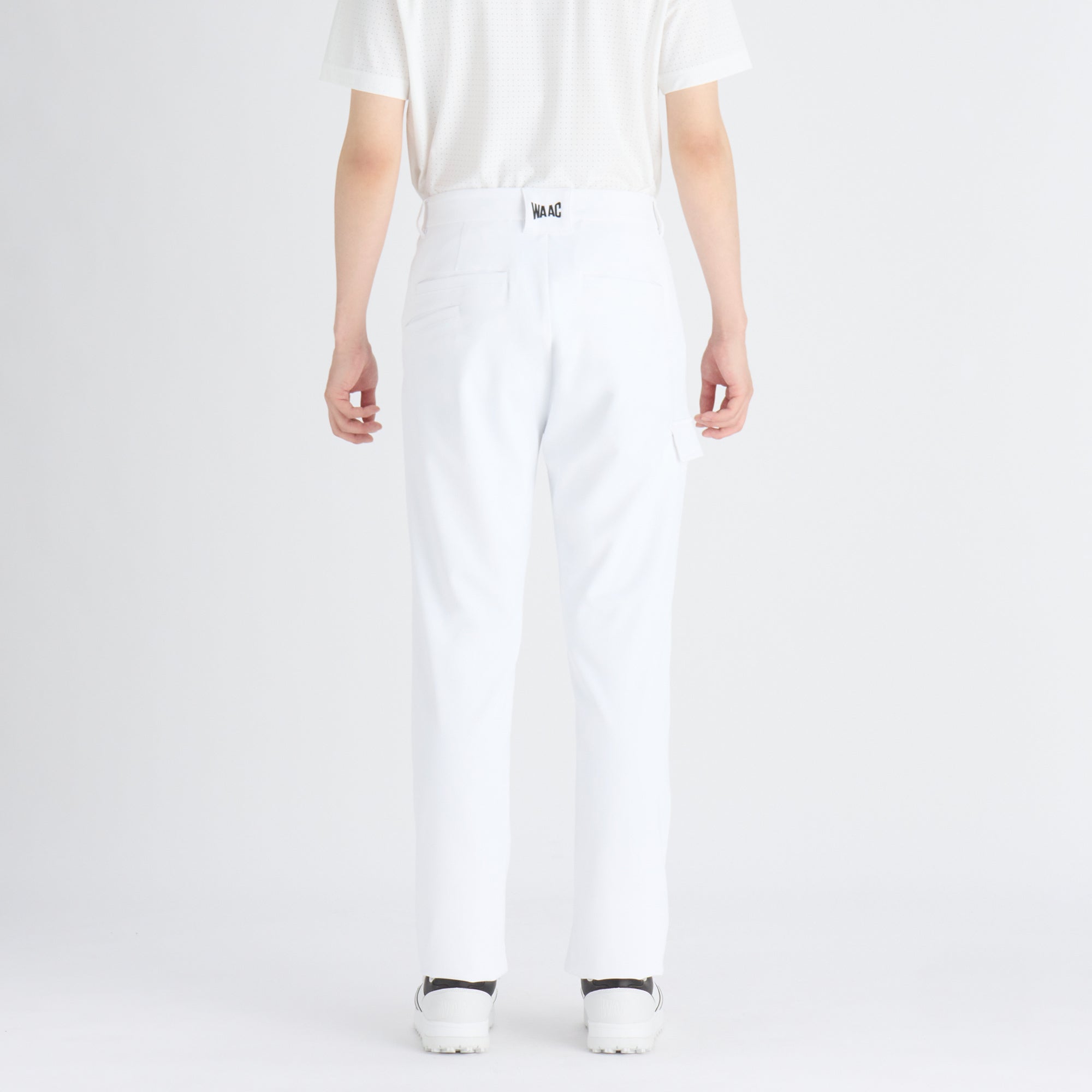 MENS ドビーストレッチ ロングパンツ ホワイト/072242441