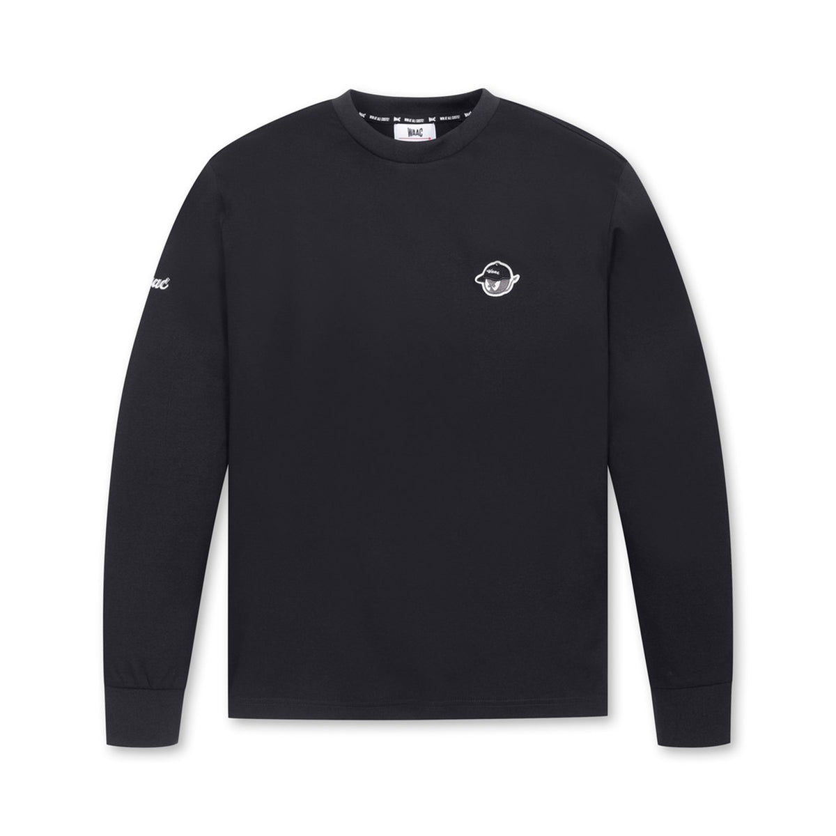25SS 新作｜一部店舗限定】MEN WAACKYクルーネックプルオーバー ブラック