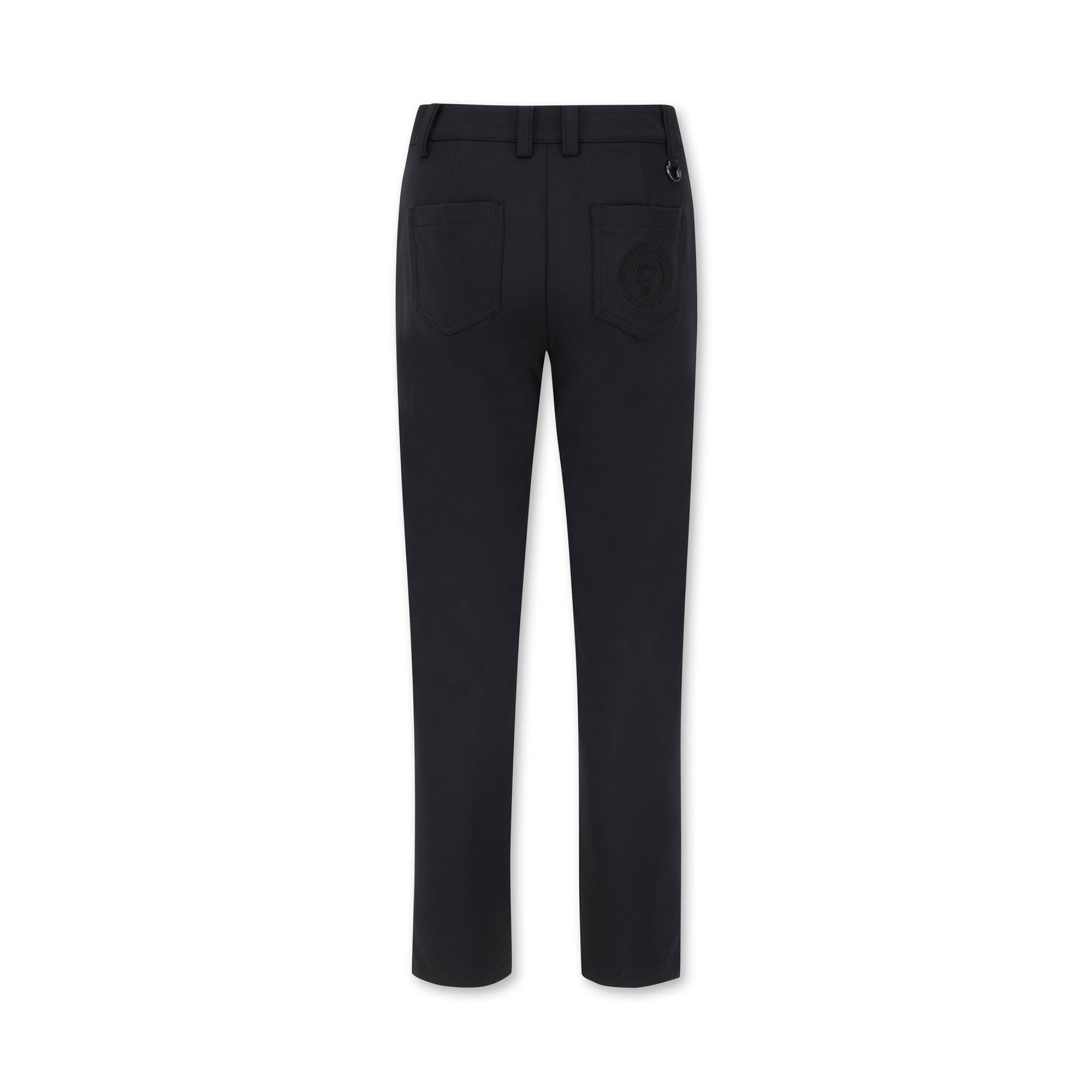 【25SS 新作|一部店舗限定】WOMEN ESSENTIALスリムスタンダードパンツ ブラック