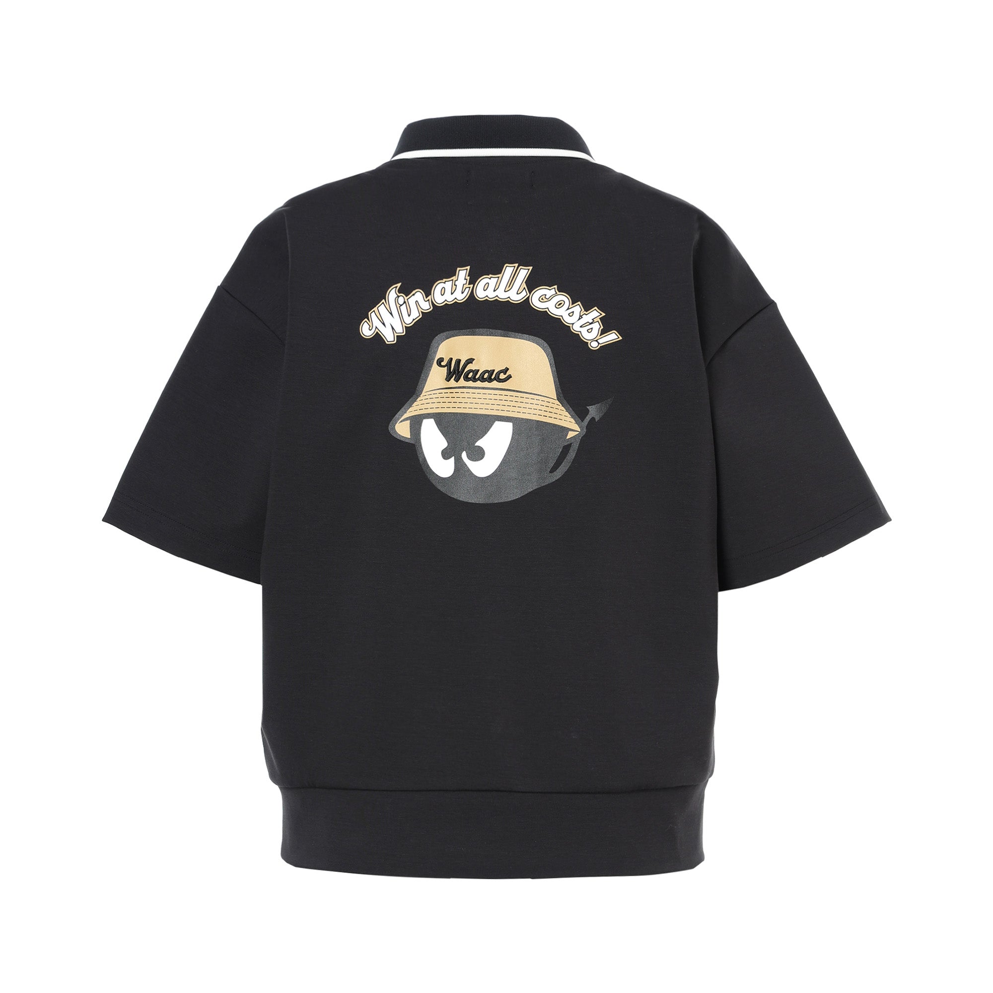 【25SS】WOMEN ライトストレッチポンチポロシャツ ブラック