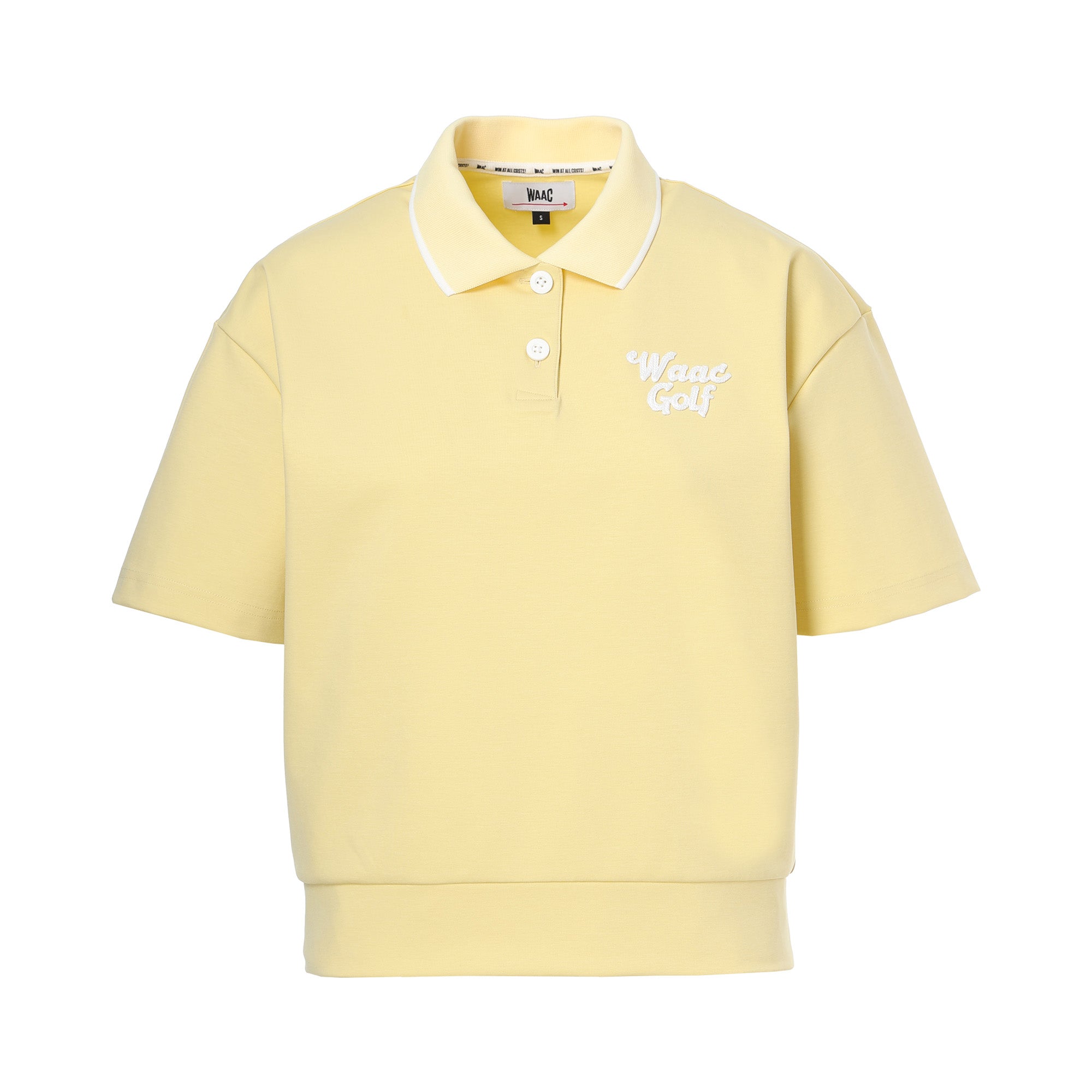 WOMEN ライトストレッチポンチポロシャツ イエロー