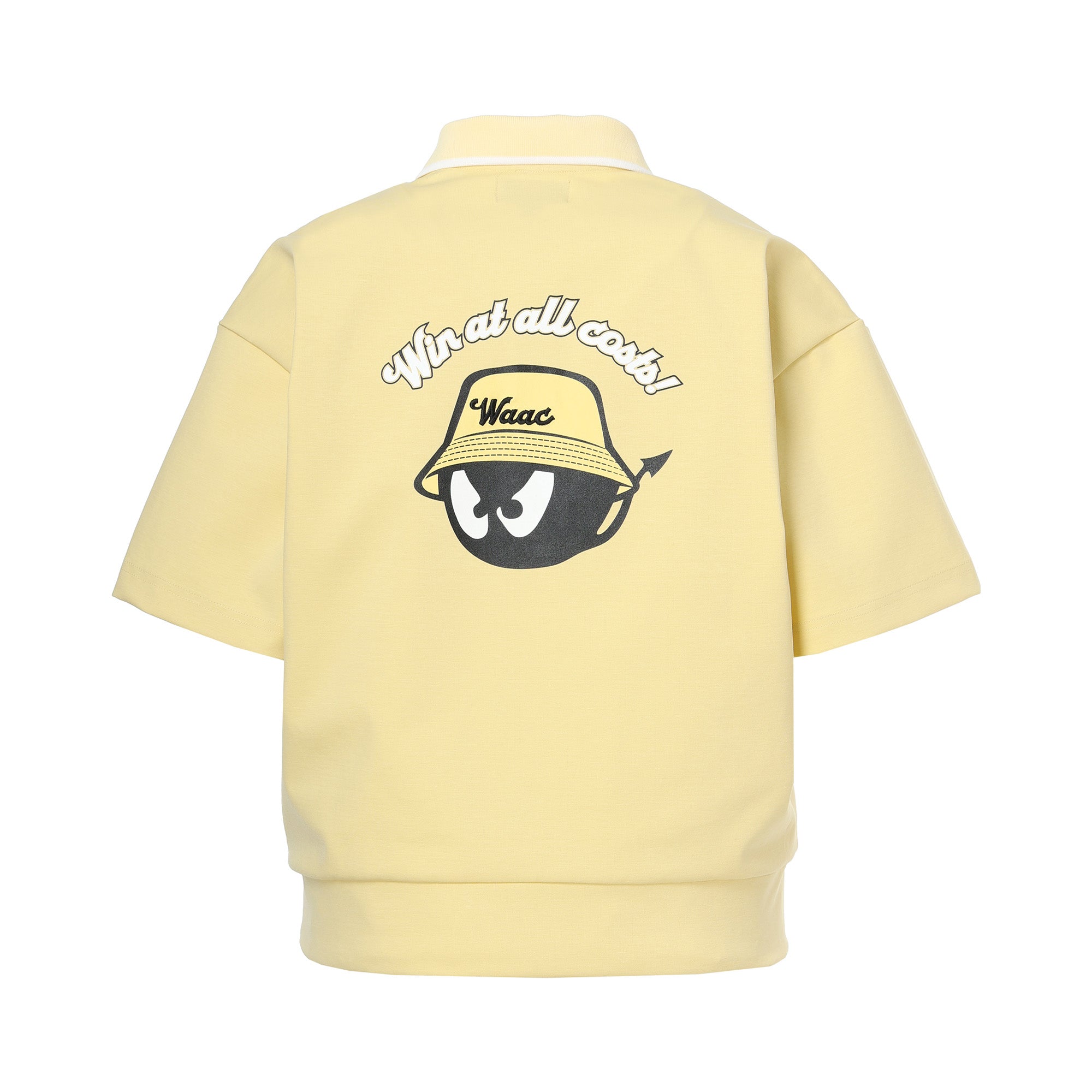 WOMEN ライトストレッチポンチポロシャツ イエロー