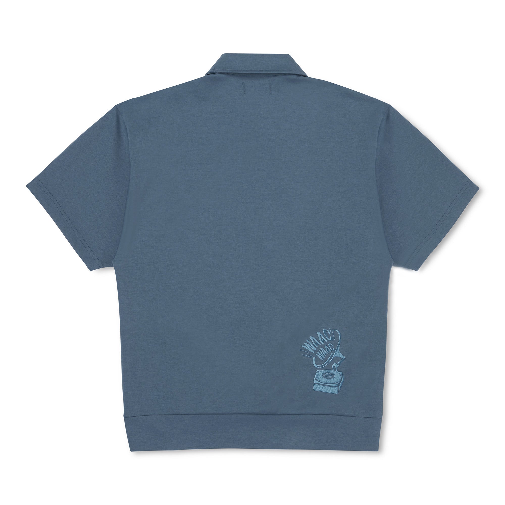 MEN ライトストレッチポンチポロシャツ ブルー