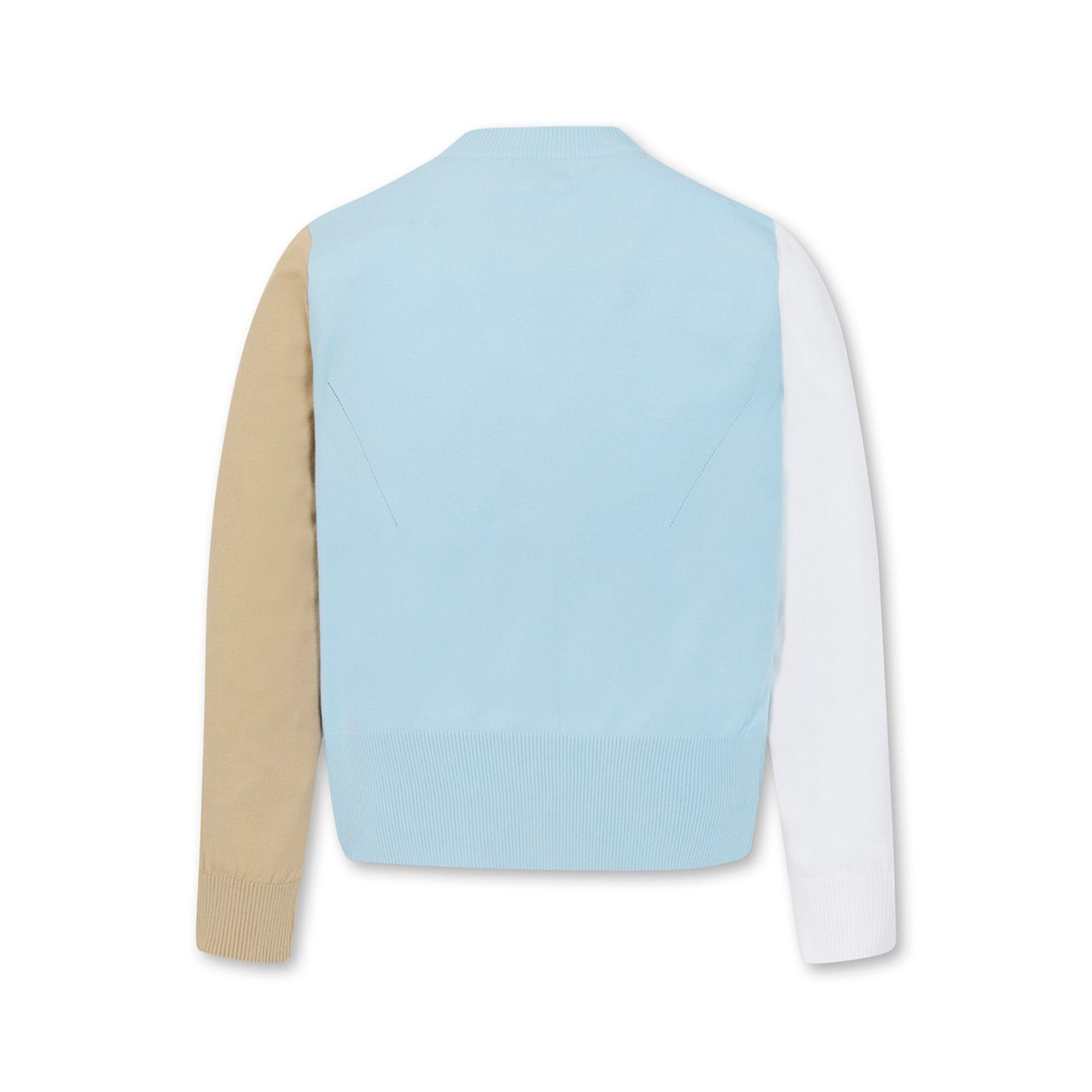 【25SS 新作|WEB限定】WOMEN カラーブロックカーディガン ライトブルー