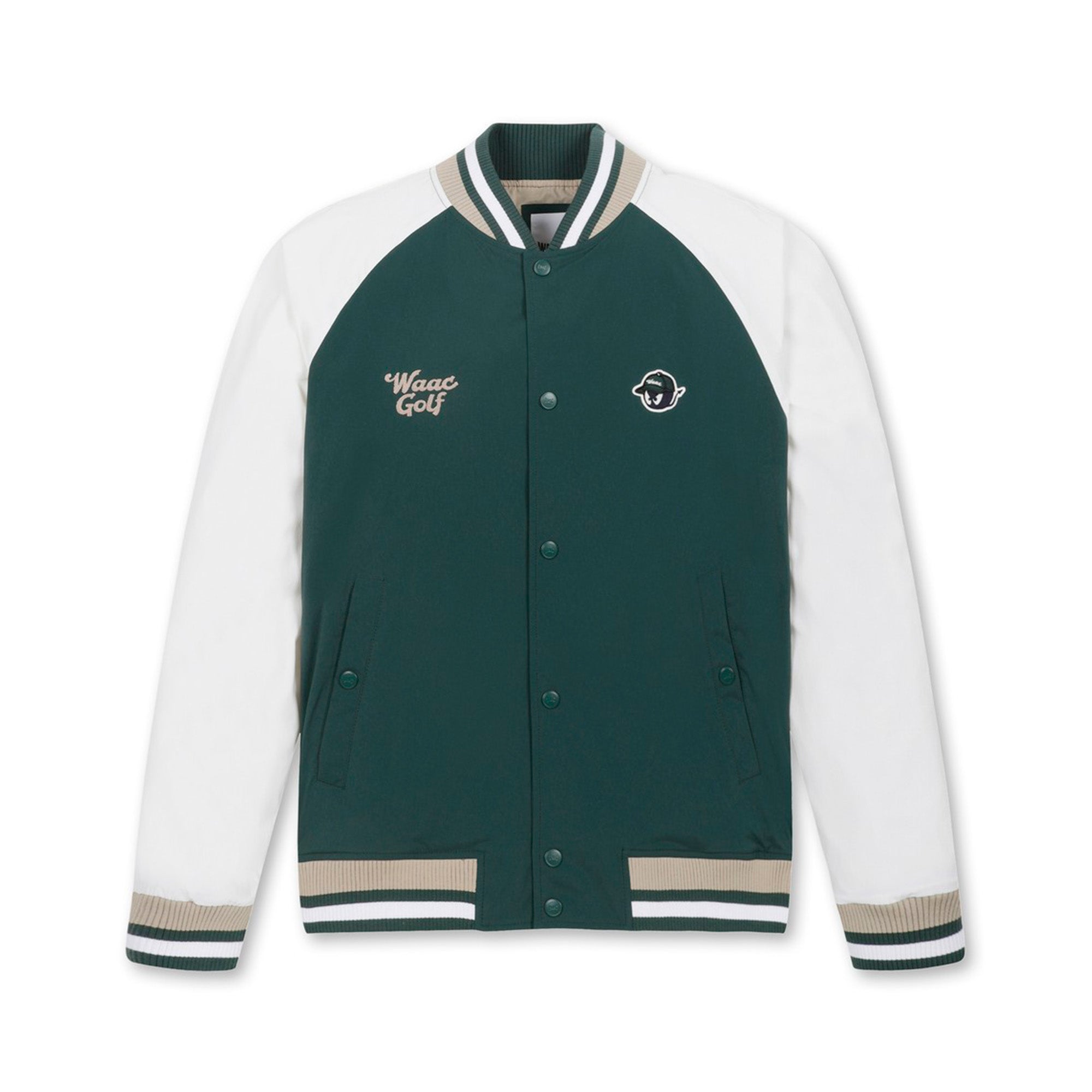 【25SS 新作|一部店舗限定】MEN バーシティジャケット ダークグリーン