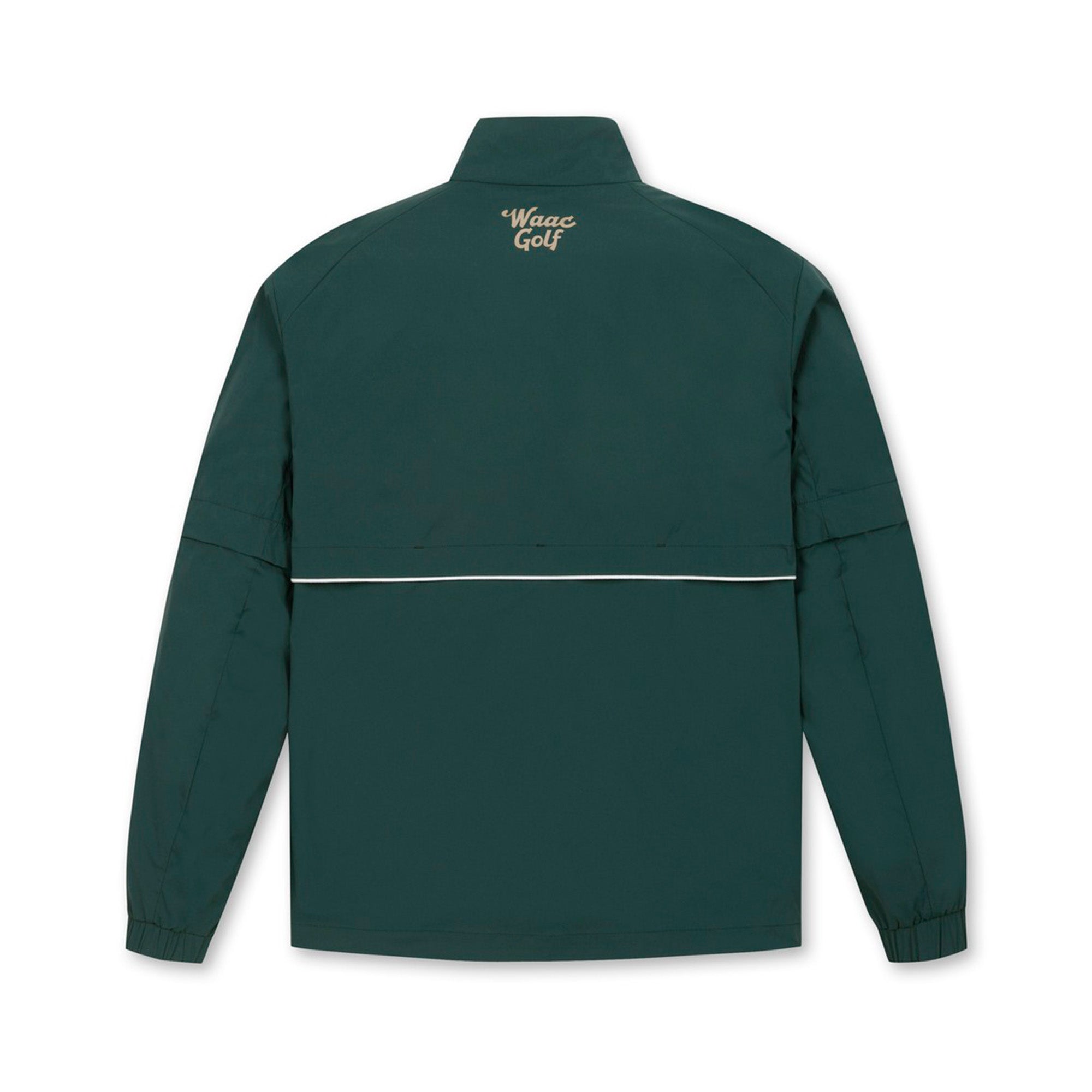 【25SS 新作】MEN デタッチャブルスリーブハーフジップ ダークグリーン