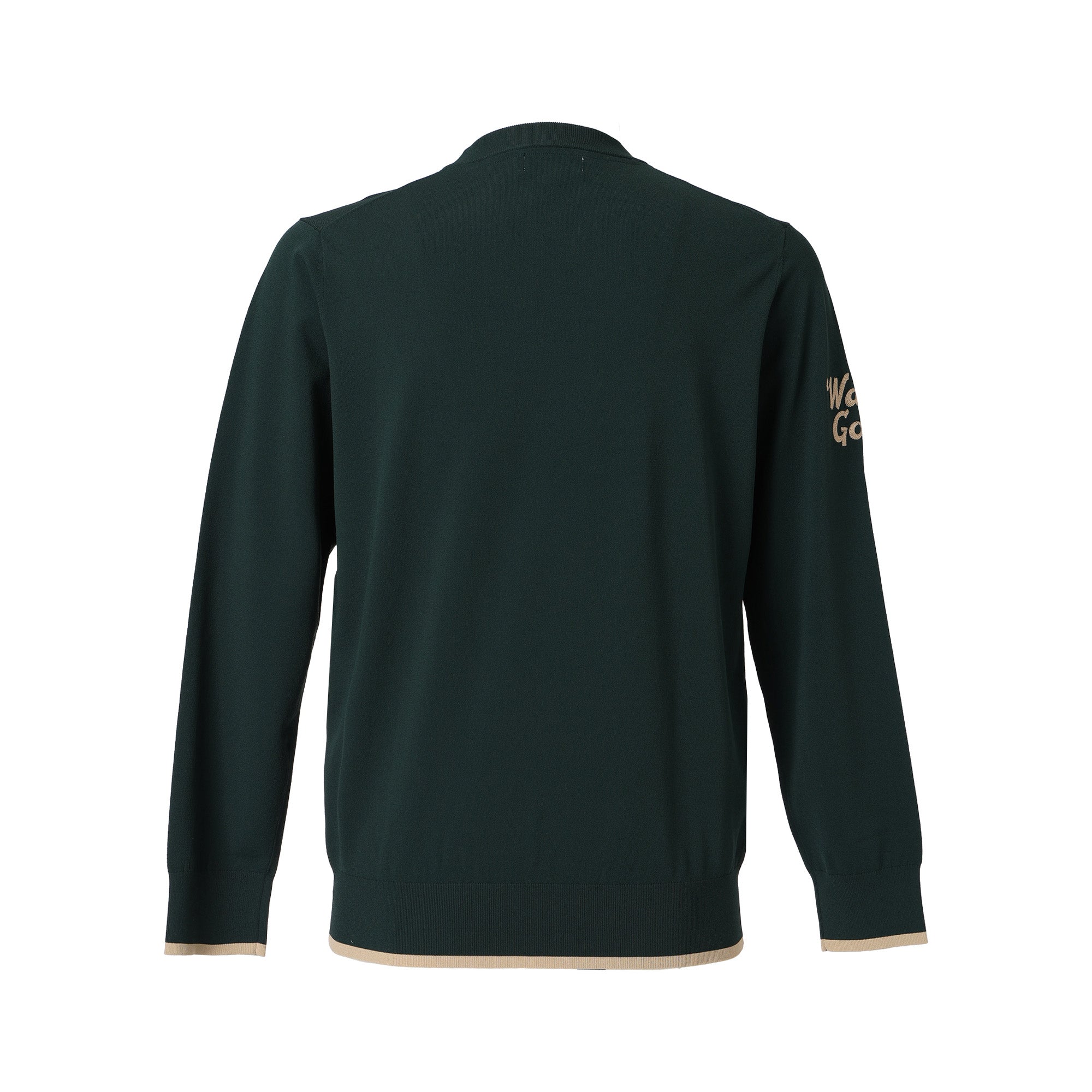 【25SS 新作】MEN シーズナルニットプルオーバー ダークグリーン