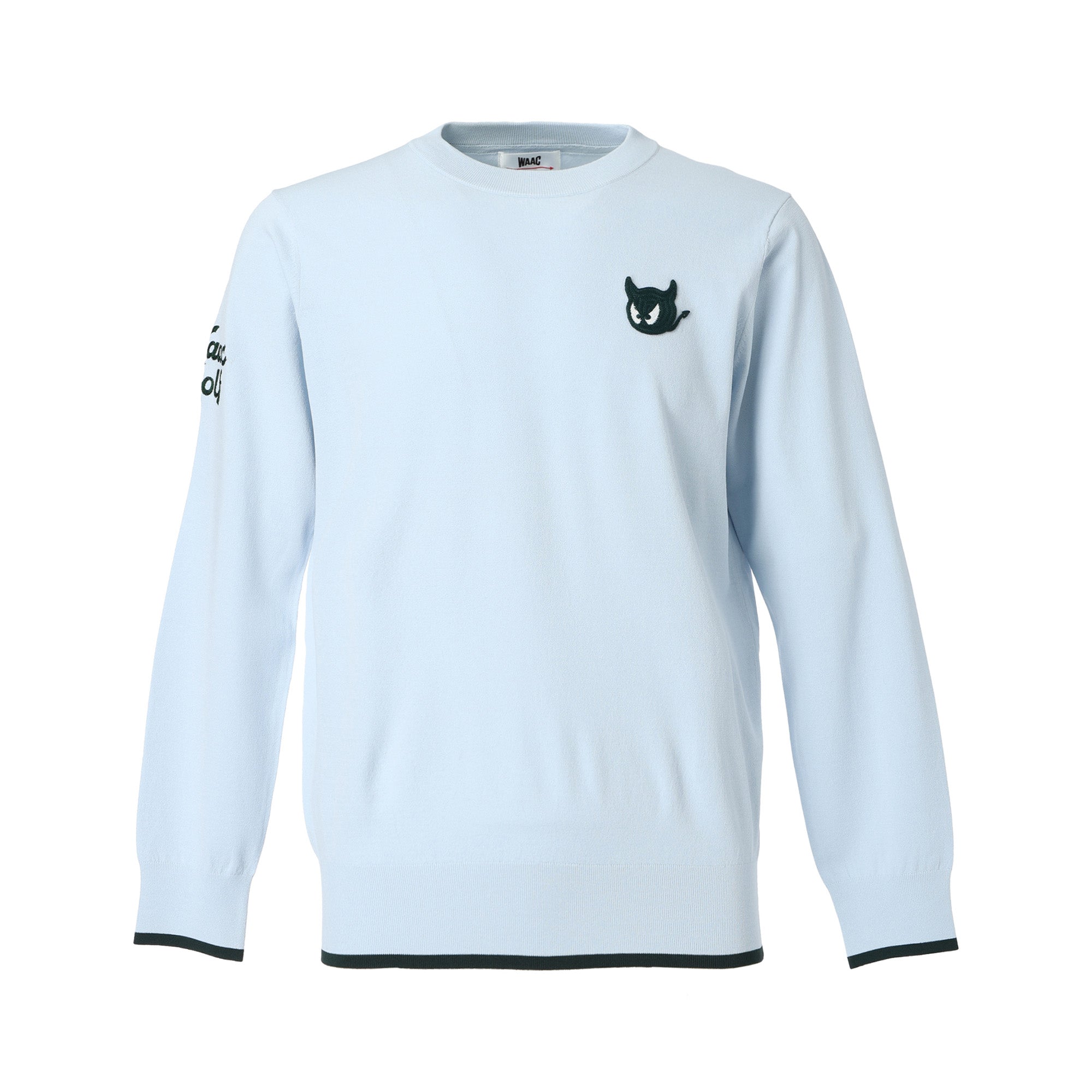 MEN シーズナルニットプルオーバー ライトブルー