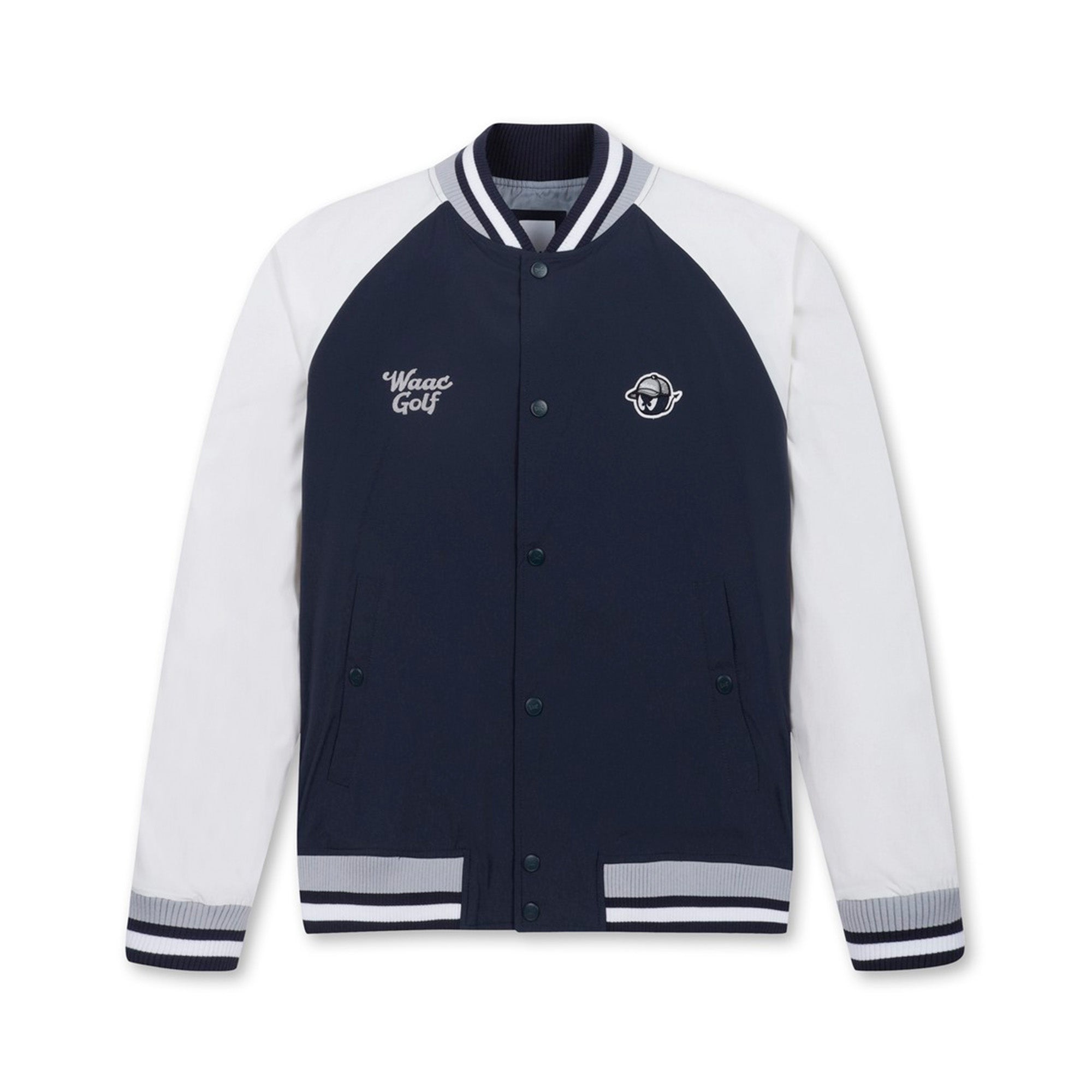 【一部店舗限定】MEN バーシティジャケット ネイビー