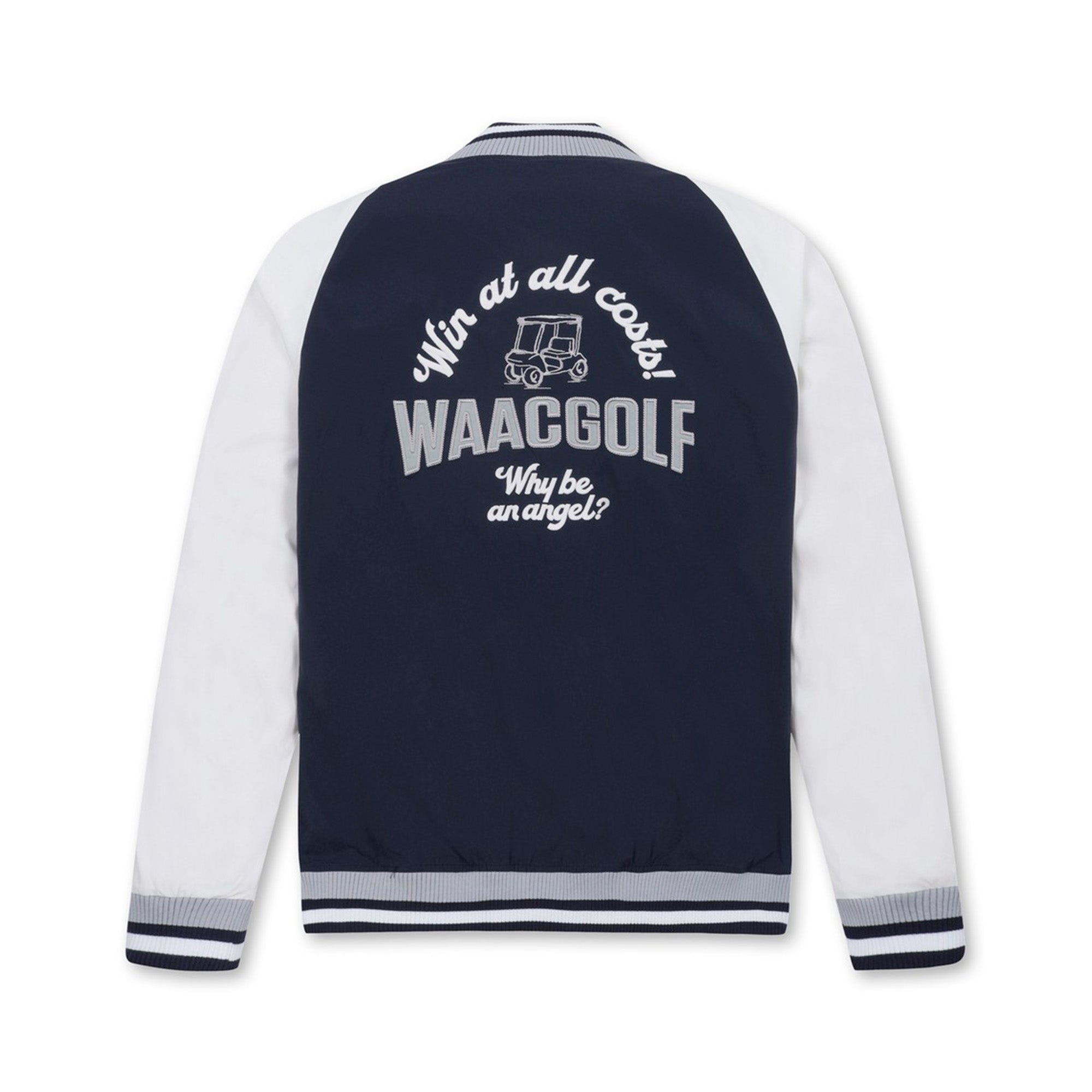 【一部店舗限定】MEN バーシティジャケット ネイビー