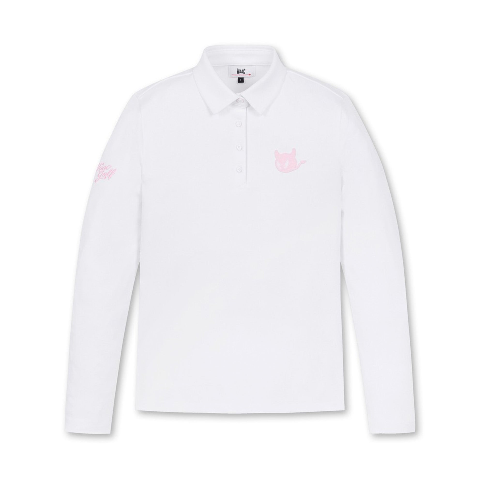 WAAC / ワック ◇ポロシャツ/ロゴ/総柄/ホワイト/サイズ3 072222080  