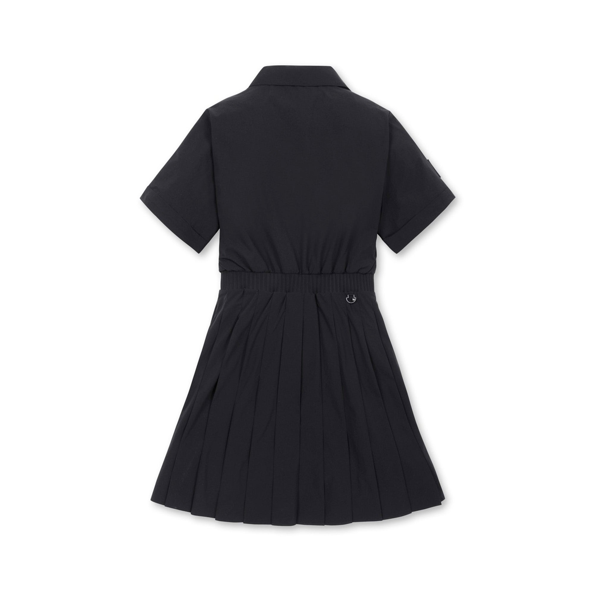 【25SS 新作】WOMEN オープンカラーワンピース ブラック