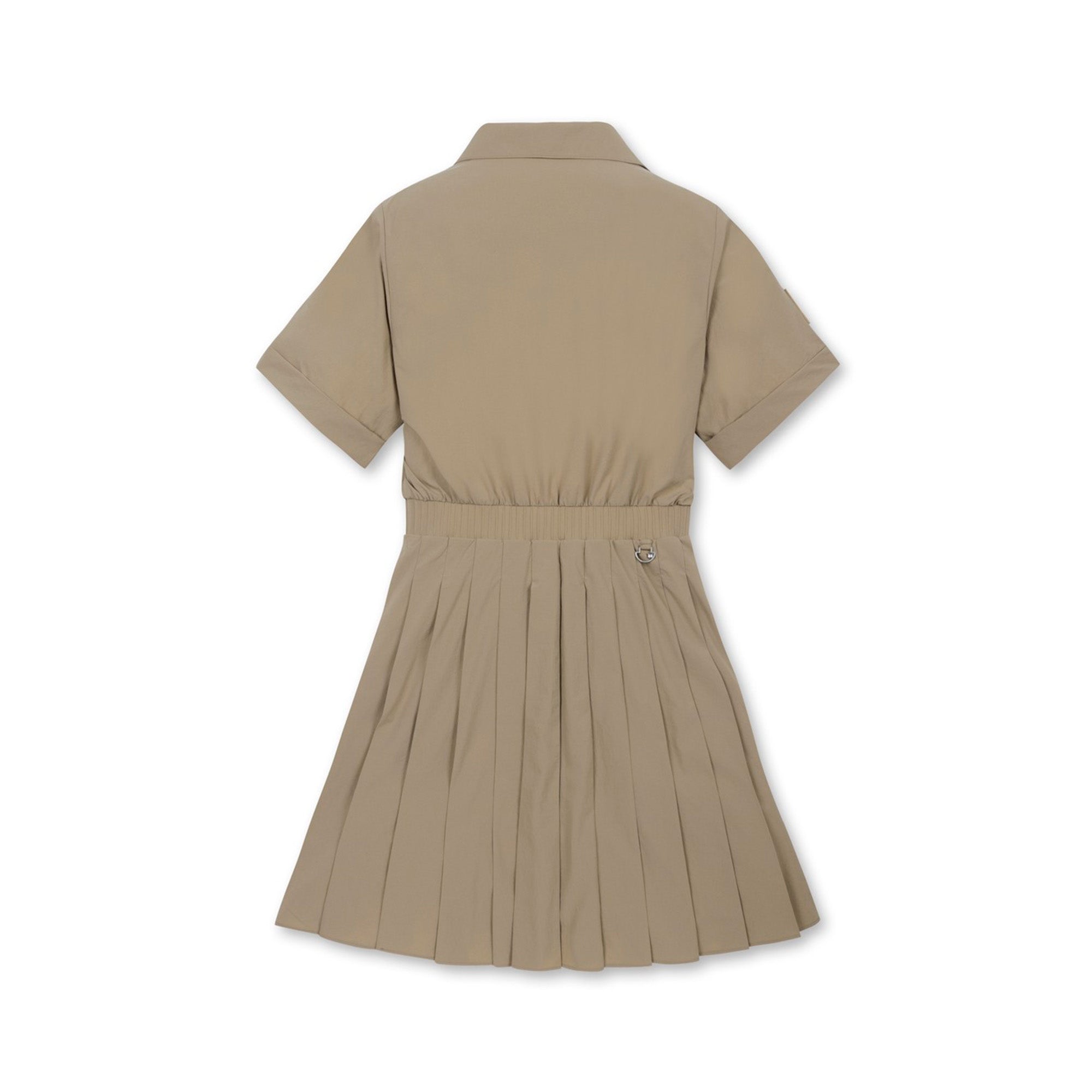 【25SS 新作】WOMEN オープンカラーワンピース ベージュ