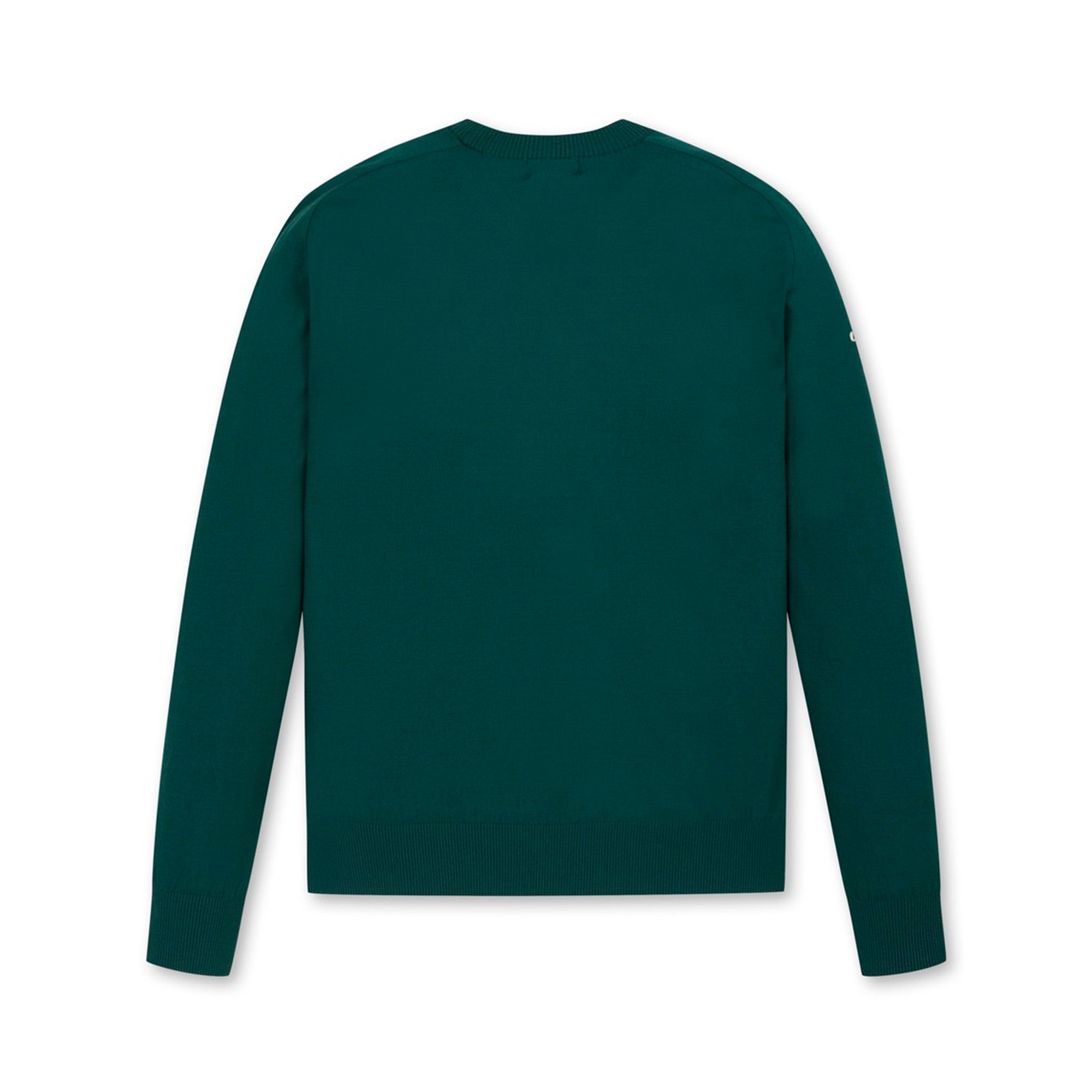 【25SS 新作|WEB限定】MEN DRAWING WAACKYクルーネックニット ダークグリーン