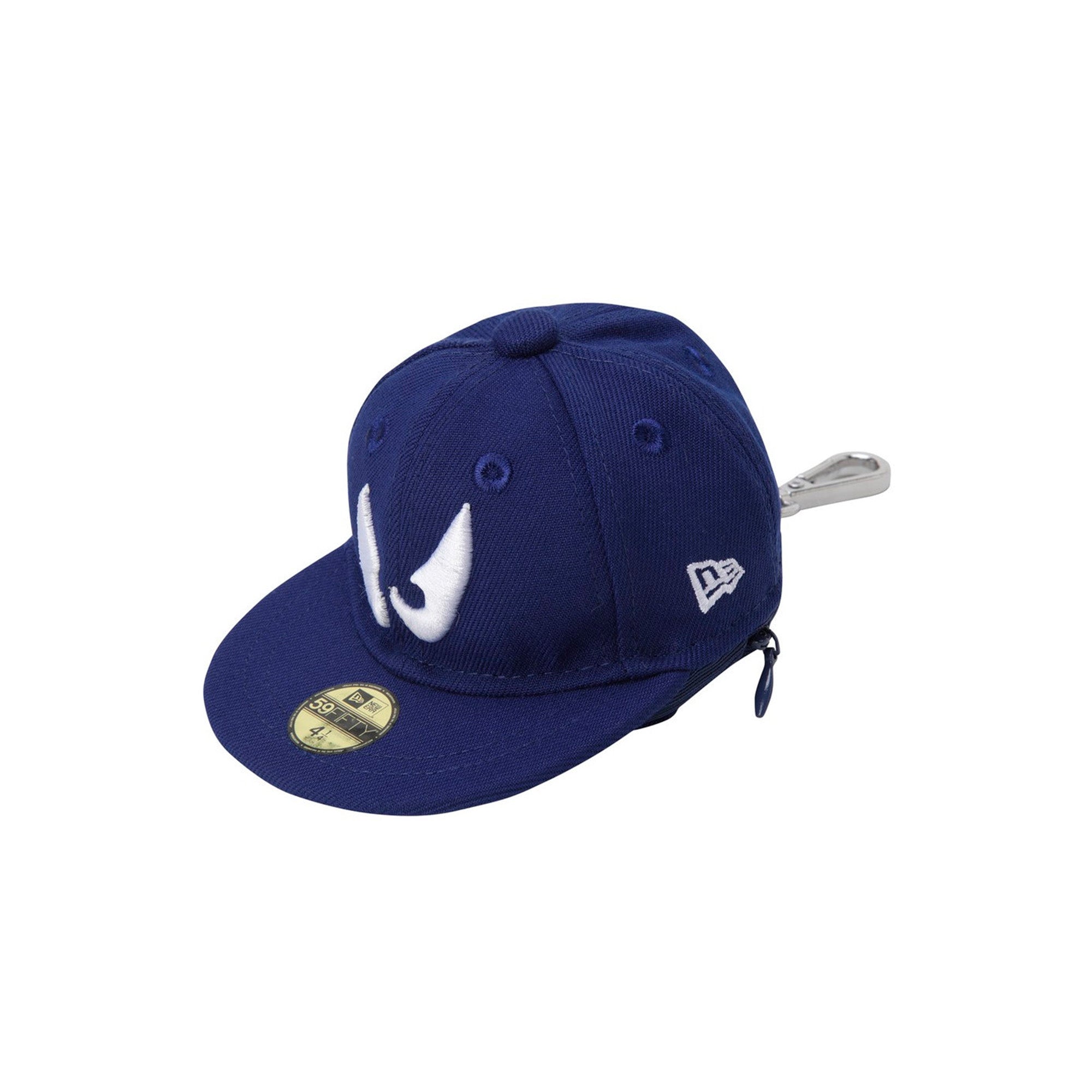 UNISEX NEW ERA FACE WAACKY CAPボールポーチ ブルー