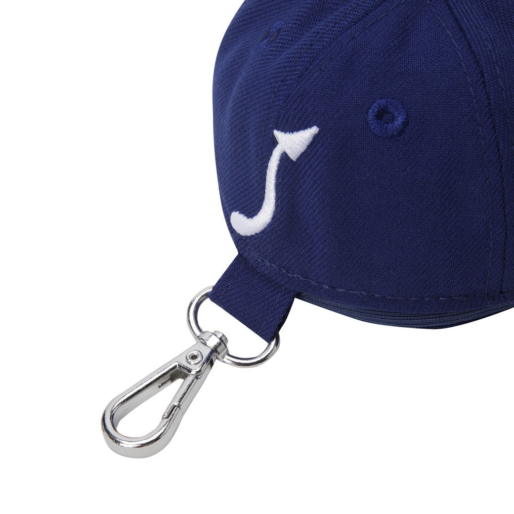 UNISEX NEW ERA FACE WAACKY CAPボールポーチ ブルー