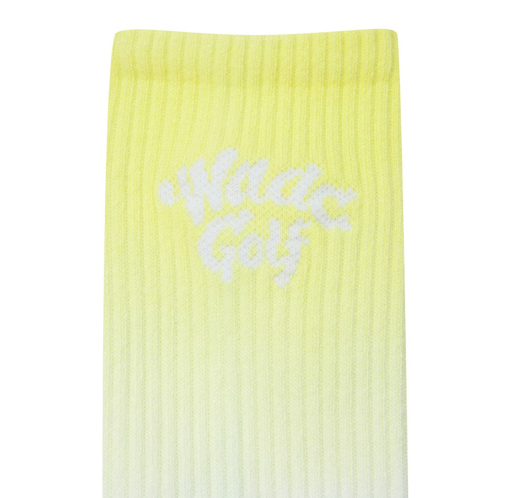 WOMEN タイダイソックス イエロー